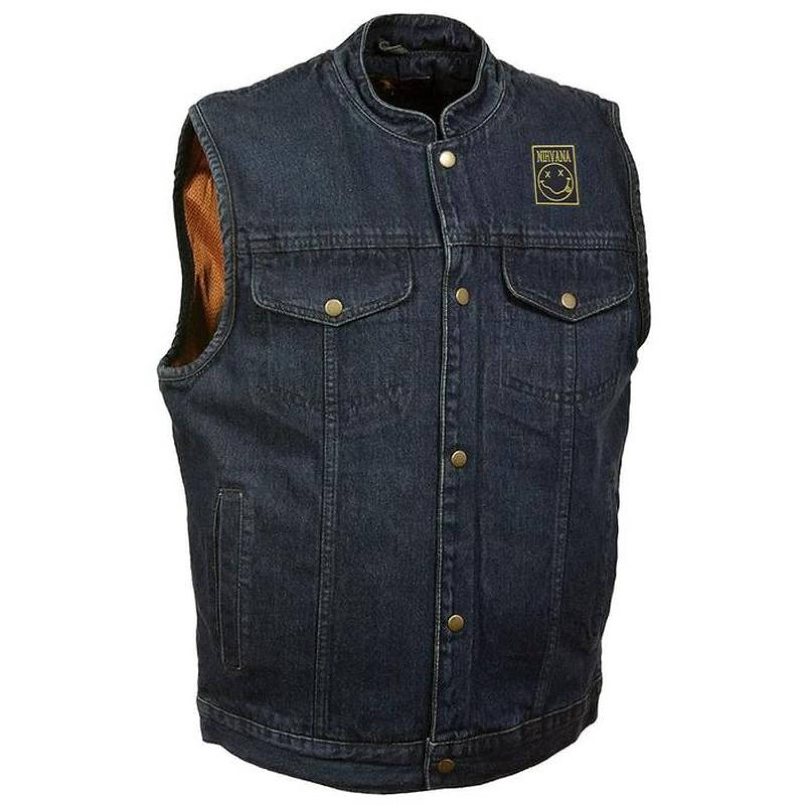 Banda Nirvana Parches MXVAN-003-1 3 Parches Nirvana 7,5x9,7cm NegroAmarillo Bordado Adhesivo para Planchar, Music18