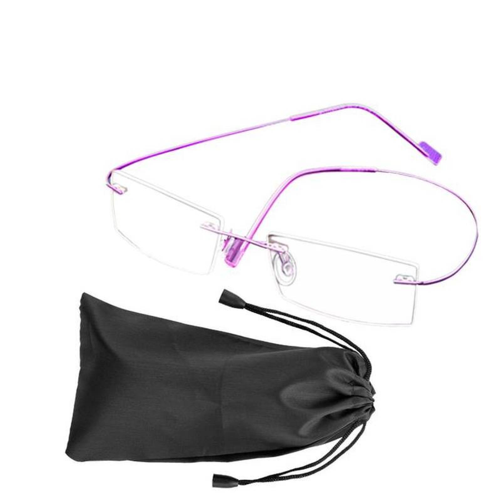 Lentes de armazón rojo MXTMG-003-1 1 Pza Marco Azul Protección UV Titanio, TitaniumHug