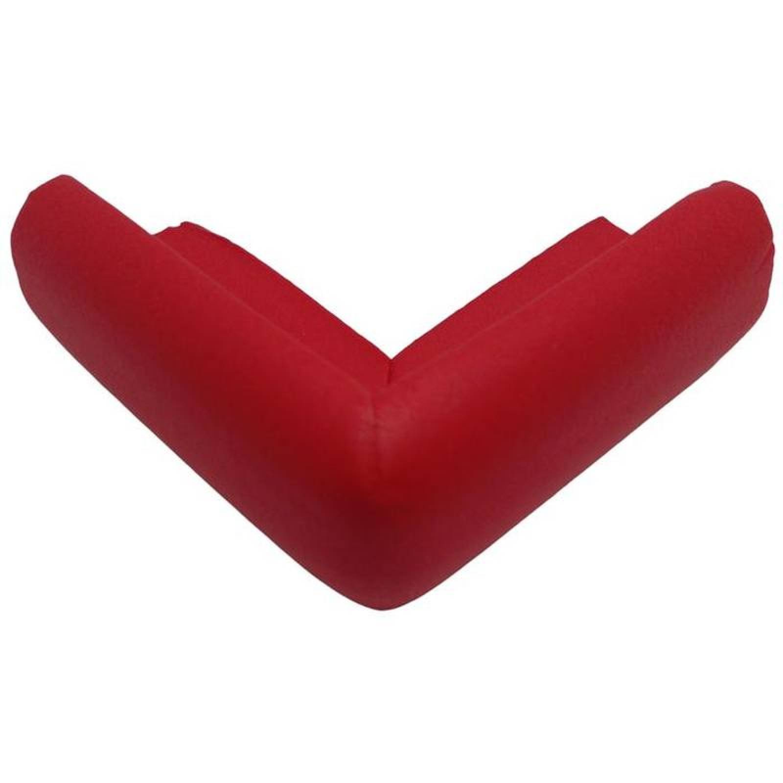Esquina mueble seguro protección MXRCN-001-2 1pza 6x6x2,5cm Rojo Tipo L Protector Espuma Suave ProtekRed