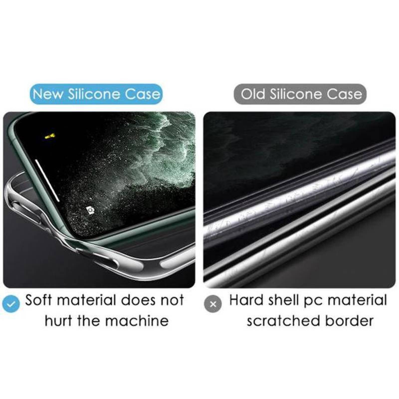 Fundas para Celular a Mayoreo MXIPN-006-1 Transparente IPhone XS Estuche Flexible Plástico TPU, IphoneCase