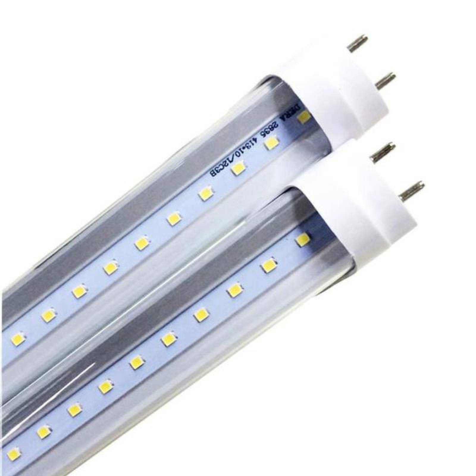 Luminaria de Luz LED MXLPF-017 20 pzas 20W Blanco Cálido 100277V 3000K Base G13 Barra o Tubo LEDS Tubular T8, LampFilmy