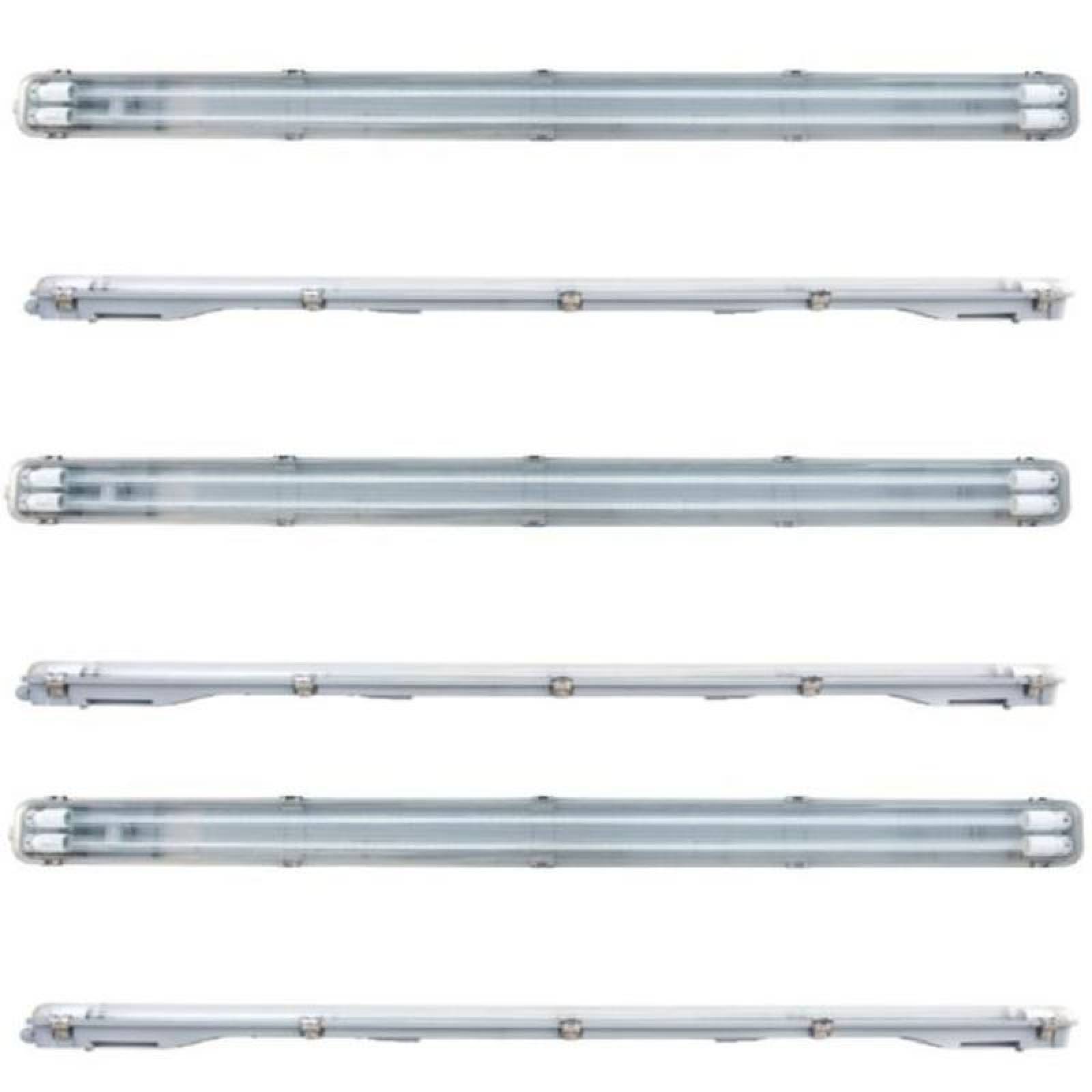 Base para Lamparas LED T8 MXLTA-003-1 3 pzas100-277 V 65 IP 320 mA Para uso con Tubos T8 Clip de Acero Inoxidable No incluye Tubos T8, LightAce