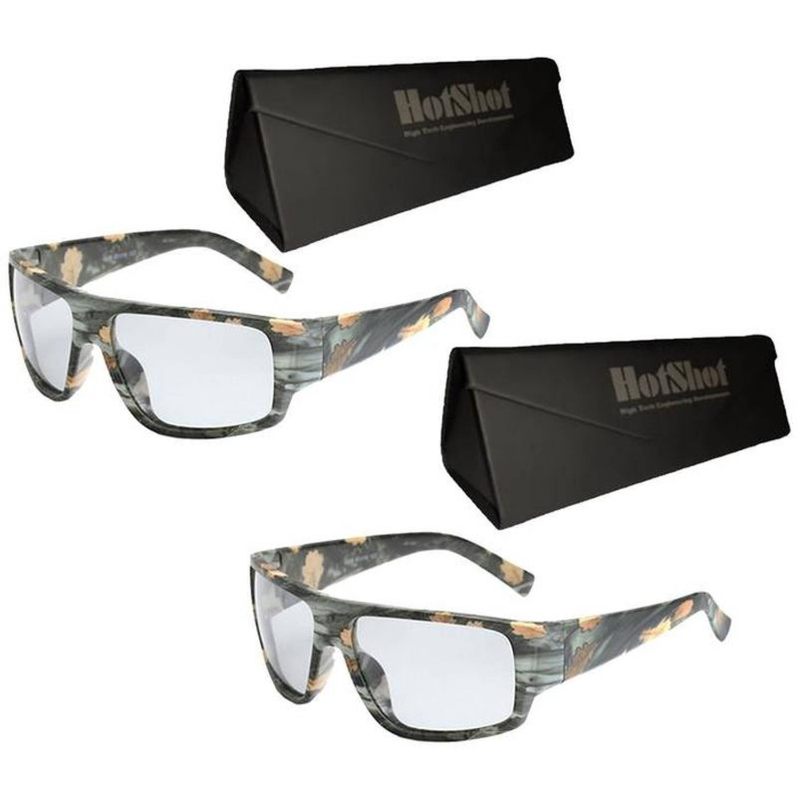 Gafas Polarizadas MXNOT-002-1 2 Pzas, Camaleón Lentes Polarizados Fotocromático Estilo Cuadrado, ChronoShot