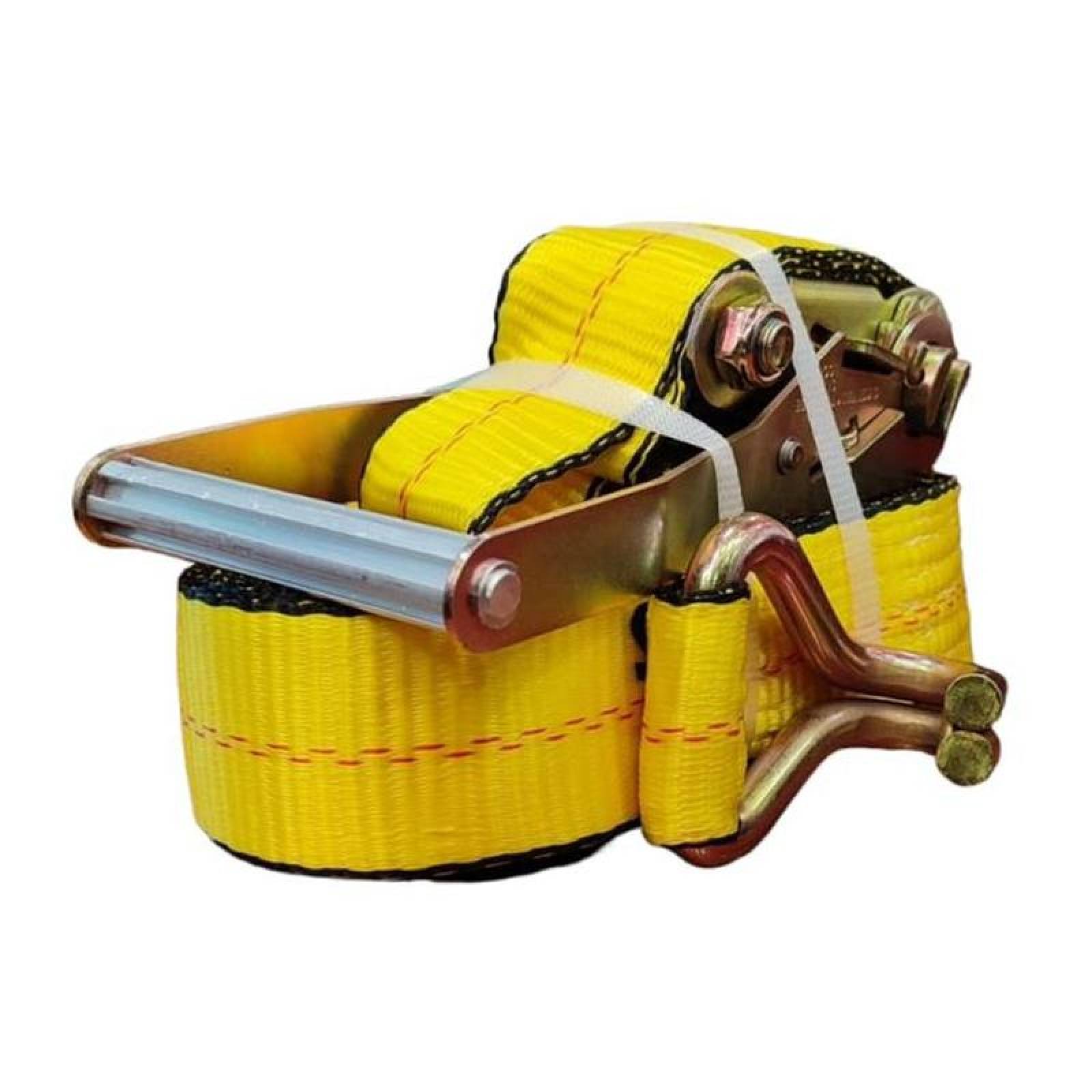 Sujetadores para Mudanza MXLSM-001-10 2" de Ancho 8,23cm de Largo Poliester Resistencia Maxima 4596Kg carga Limite de Trabajo 1512 Amarillo LassoMat