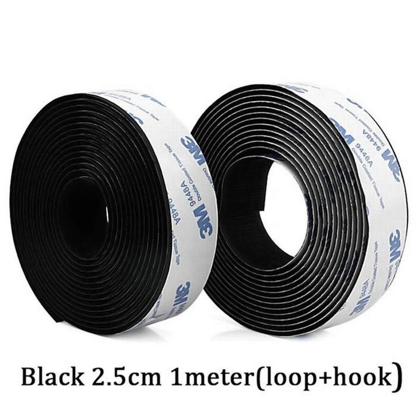 3M Sistema Unión Hook Loop Color Negro