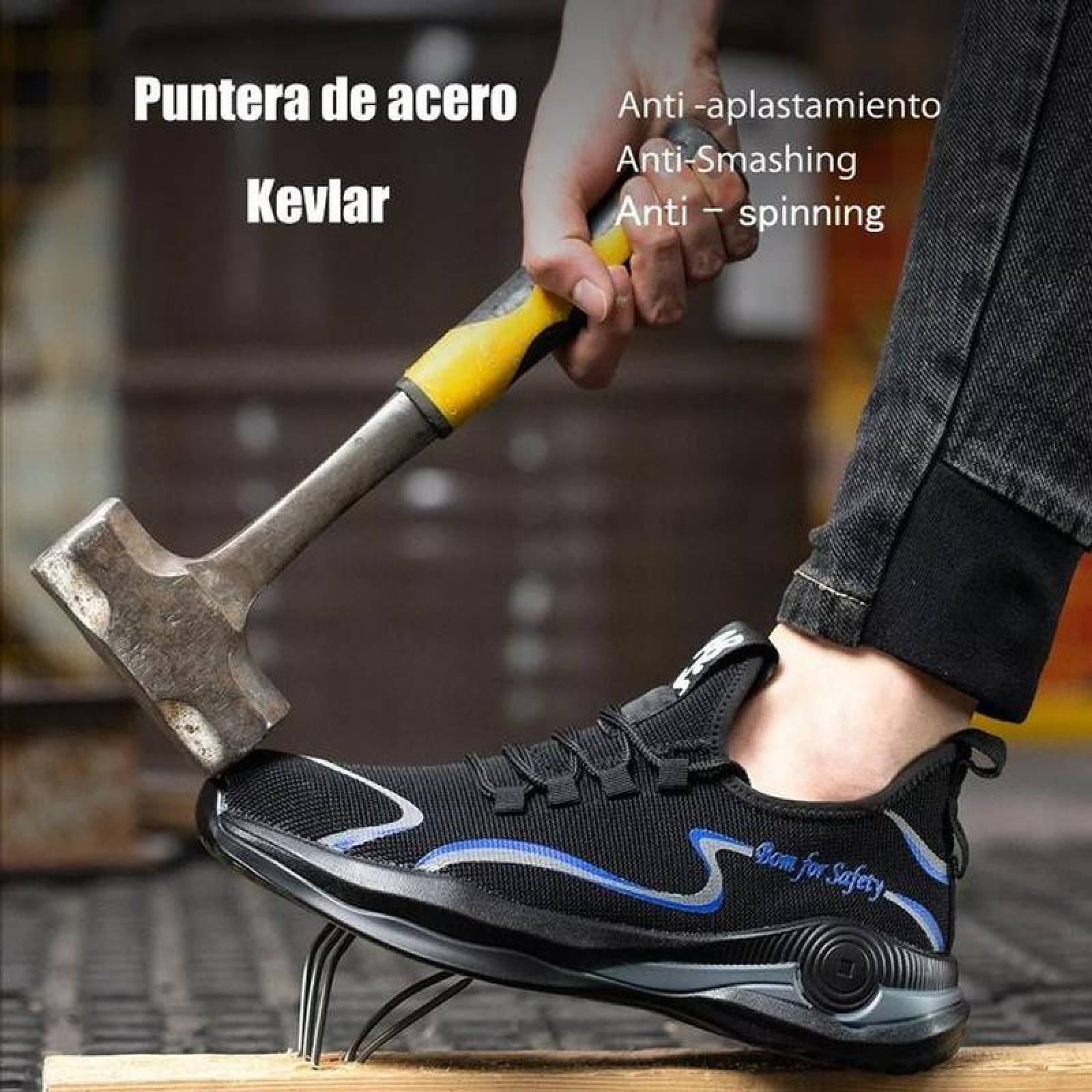 Zapatos de seguridad outlet con punta de kevlar