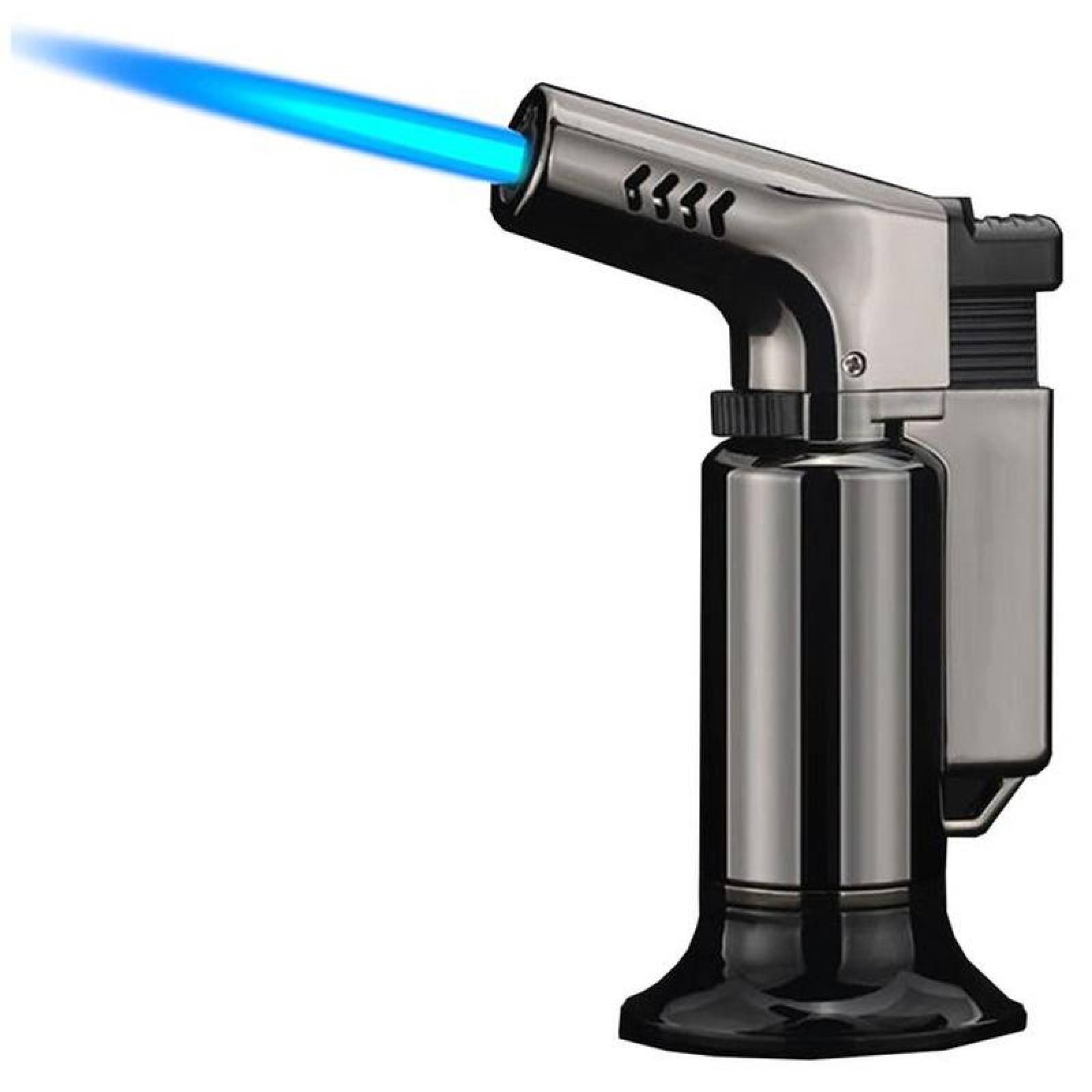 Encendedor de Gas Butano Parrilla MXCHU-001-5 1 pza Gris Oxford Recargable Metal Gas Butano, TorchUltra