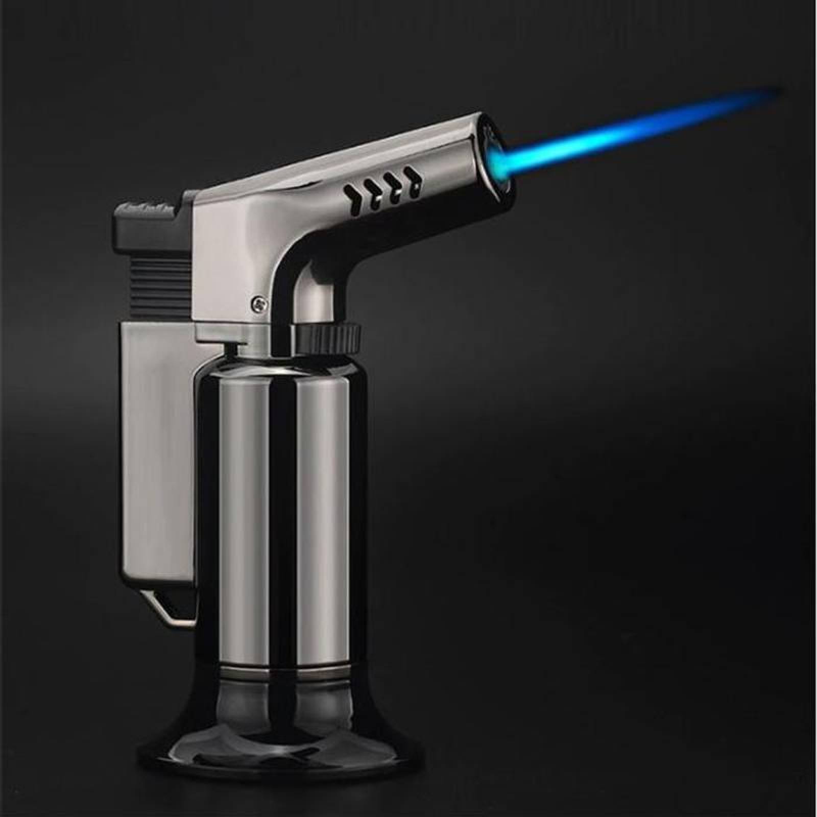 Encendedor de Gas Butano Parrilla MXCHU-001-5 1 pza Gris Oxford Recargable Metal Gas Butano, TorchUltra