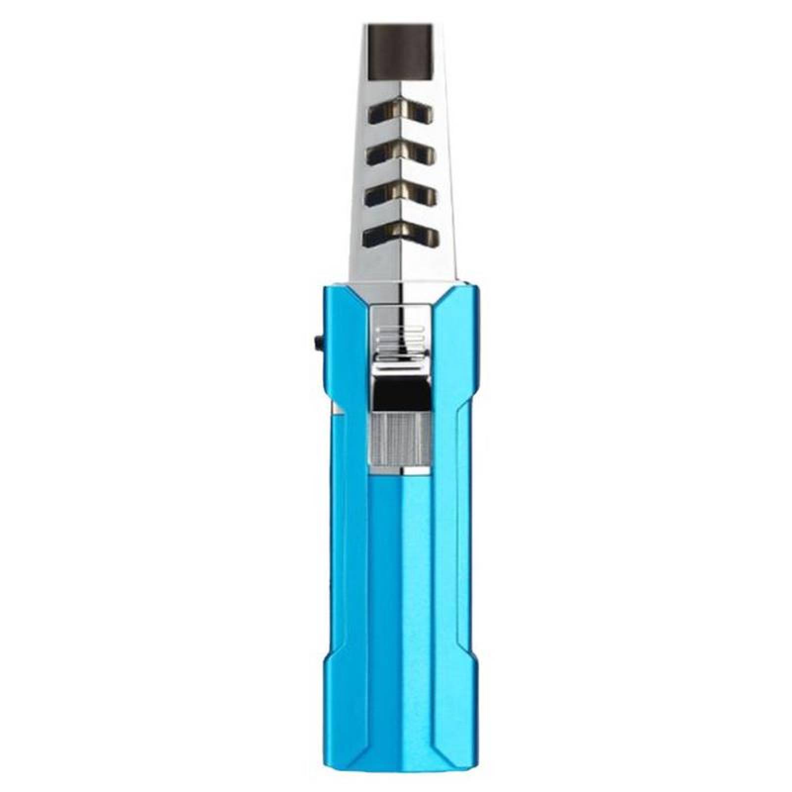 Mechero Encendedor Multifuncional MXGRD-001-1 1 Pza AzulPlata Recargable Metal Gas Butano, LighterProBlue