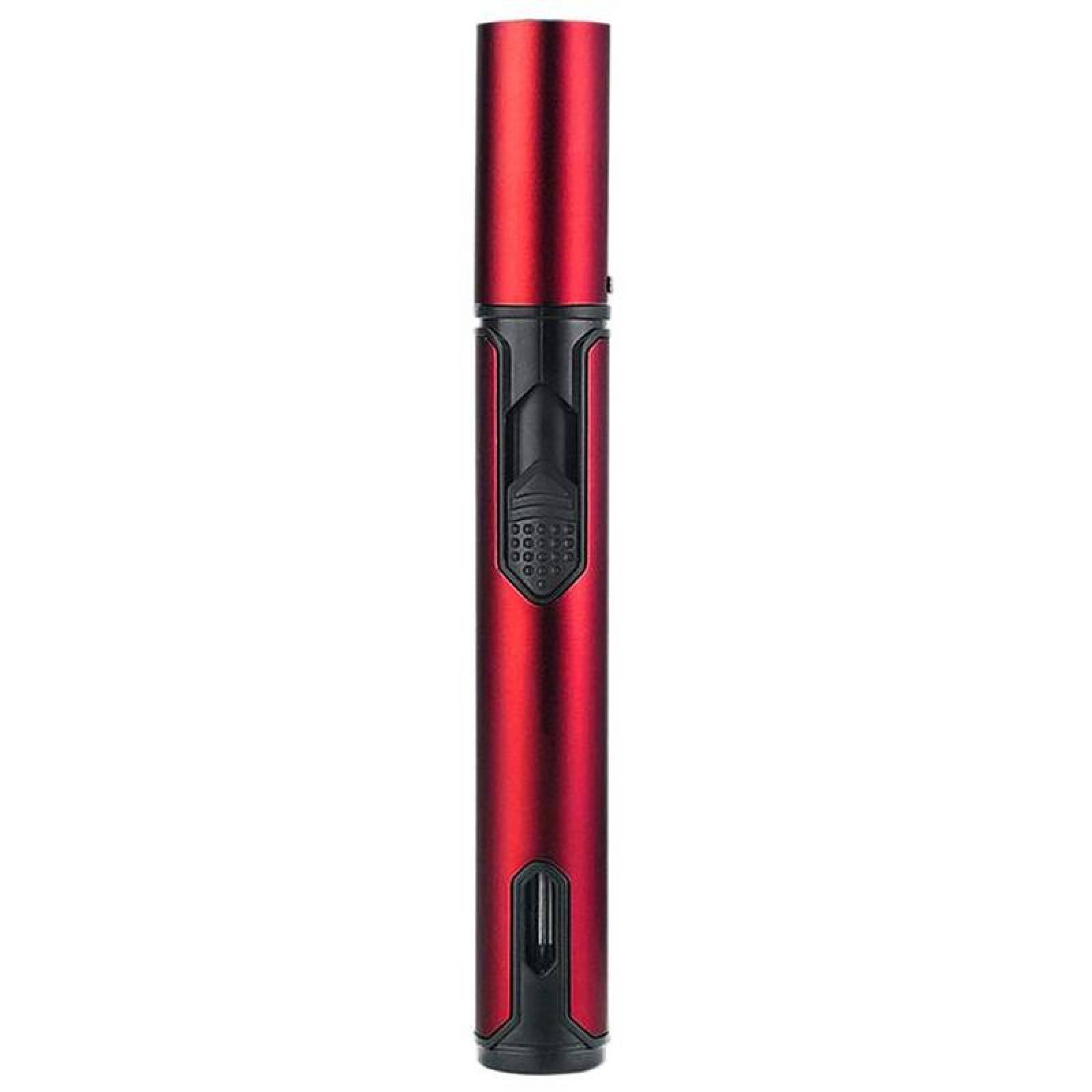 Encendedores a Prueba de Viento MXKRH-001-3 1 Pza Rojo Recargable Metal Gas Butano, StickTorchRed