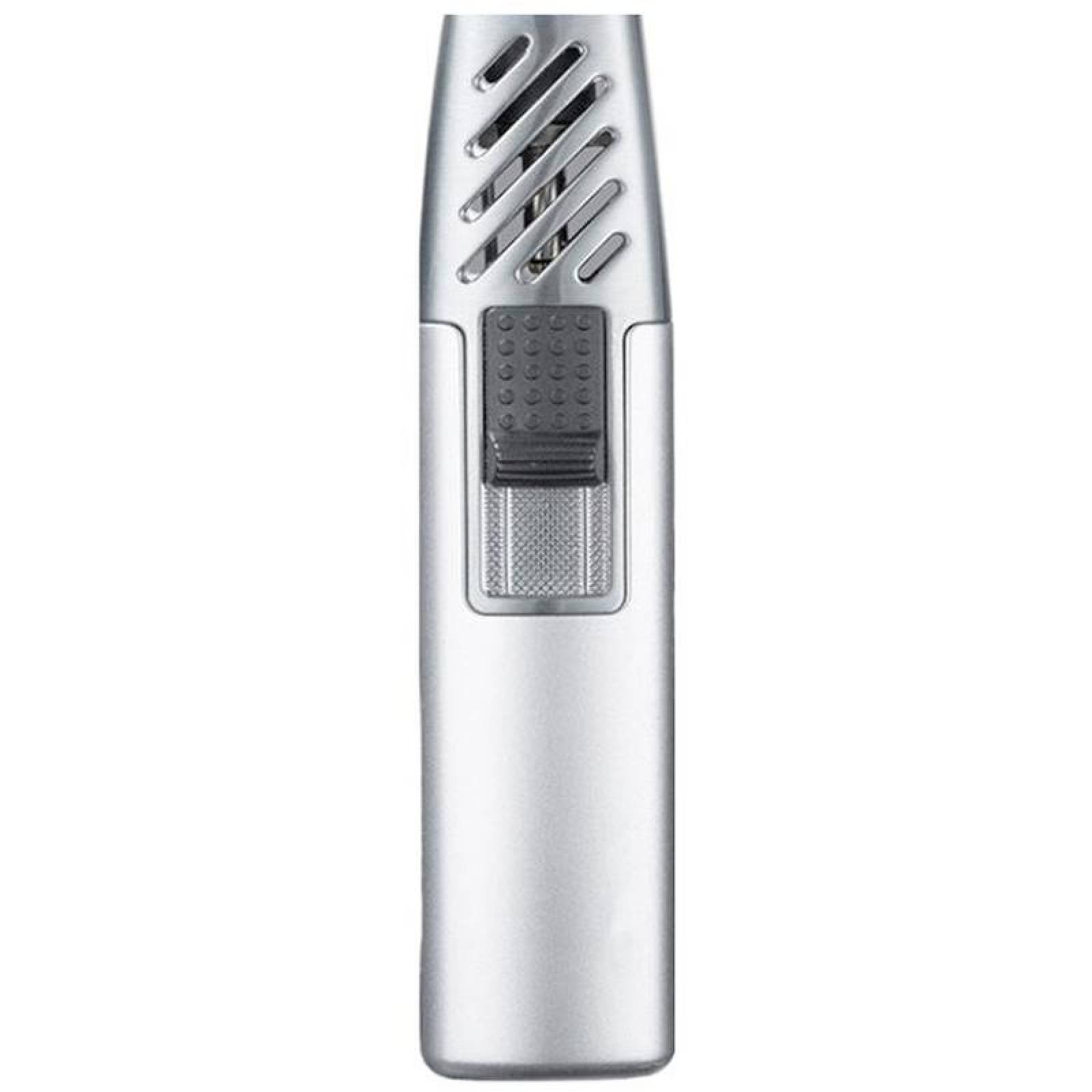 Encendedor Compacto Rellenable MXLVR-003-5 3 Pzas Plata Recargable Metal Gas Butano, TorchySilver