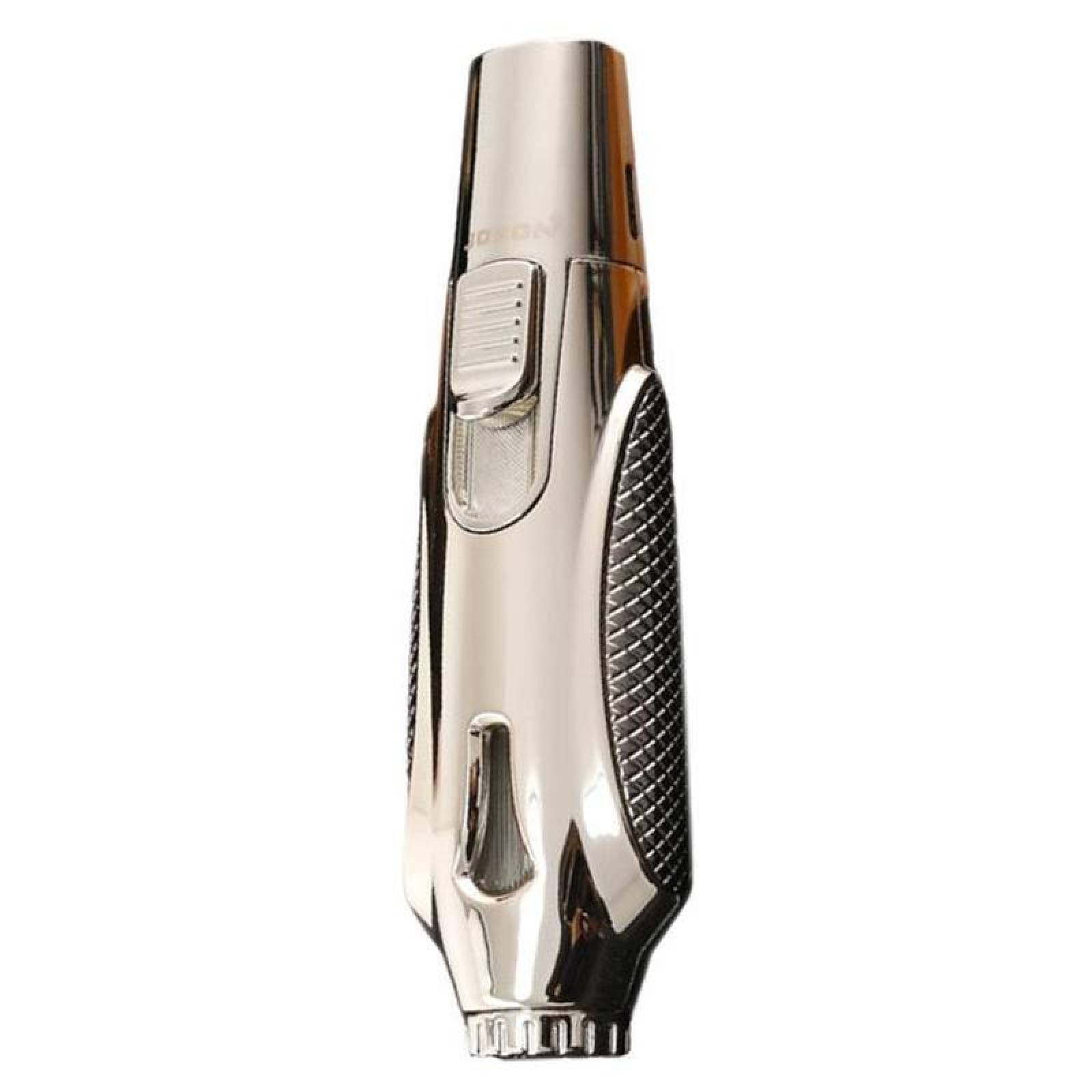 Mechero Encendedor de Gas MXOSK-001-4 1 Pza Plata Recargable Metal Gas Butano, TorchPlusSilver