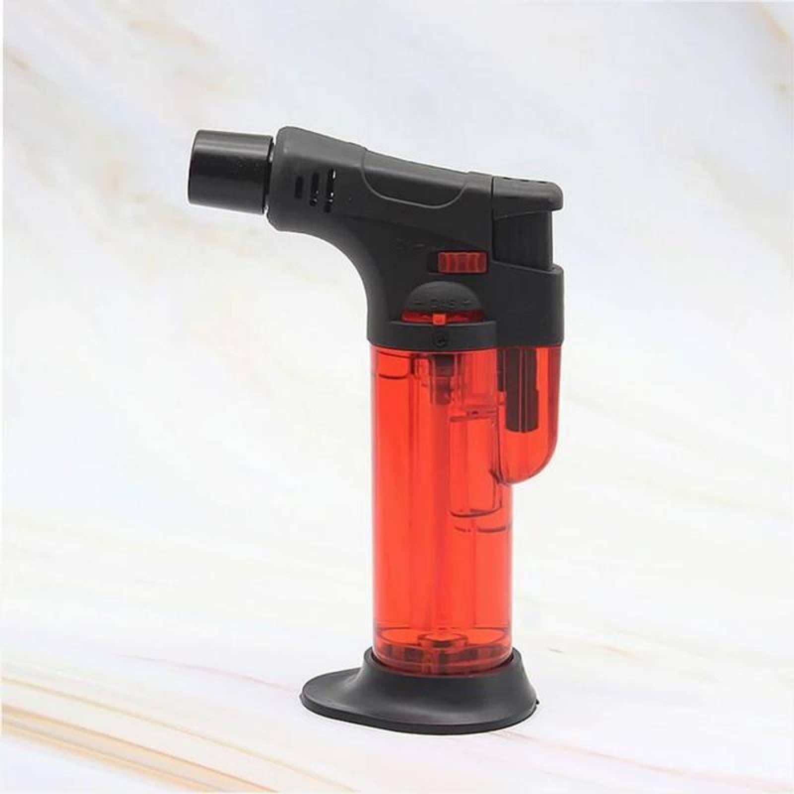 Encendedor de Gas Butano Fogatas MXUHT-009 4 Pzas Rojo Recargable Plástico Gas Butano, TorchPro