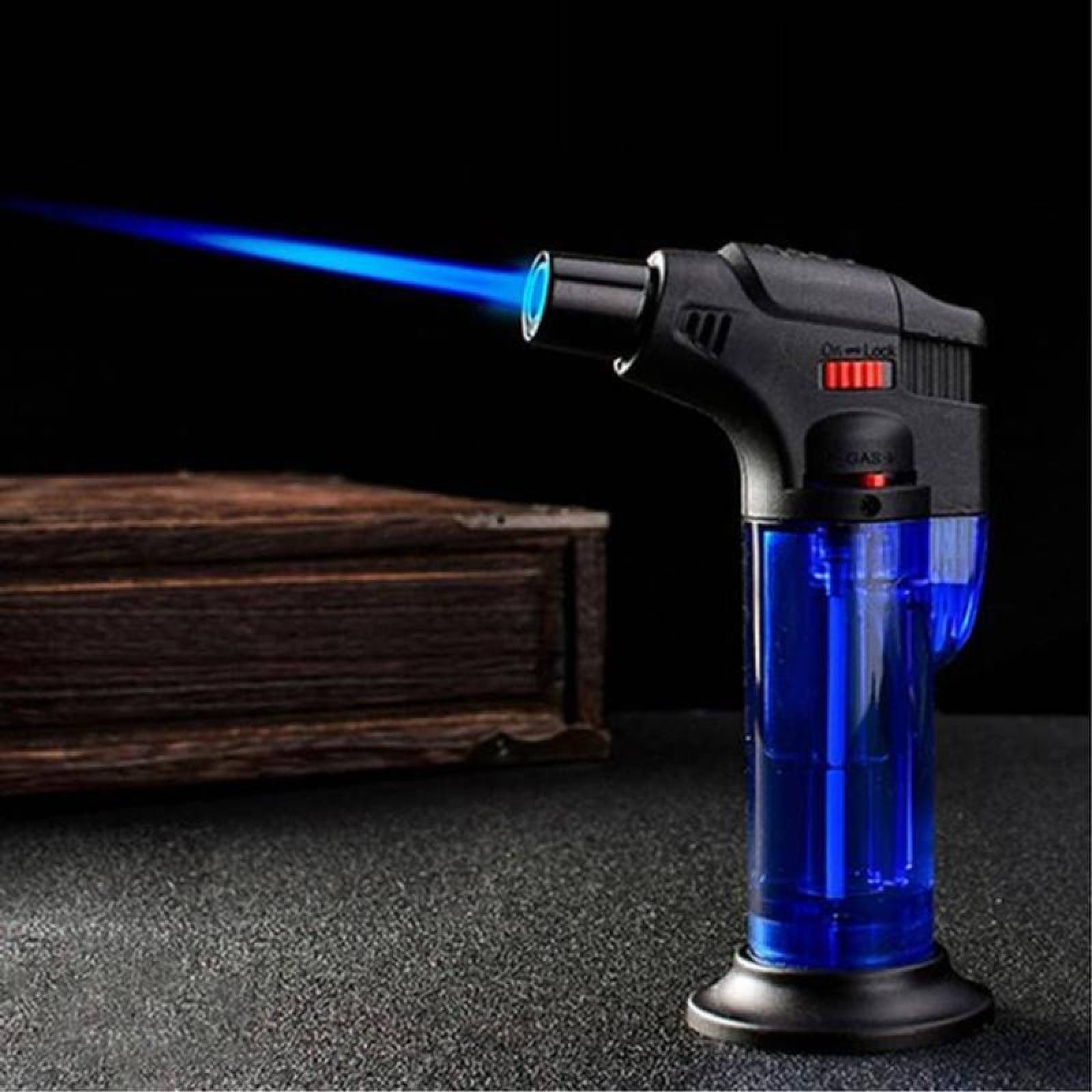 Mini Soplete de Gas Butano Chimenea MXUHT-020 5 Pzas Azul Recargable Plástico Gas Butano, TorchPro