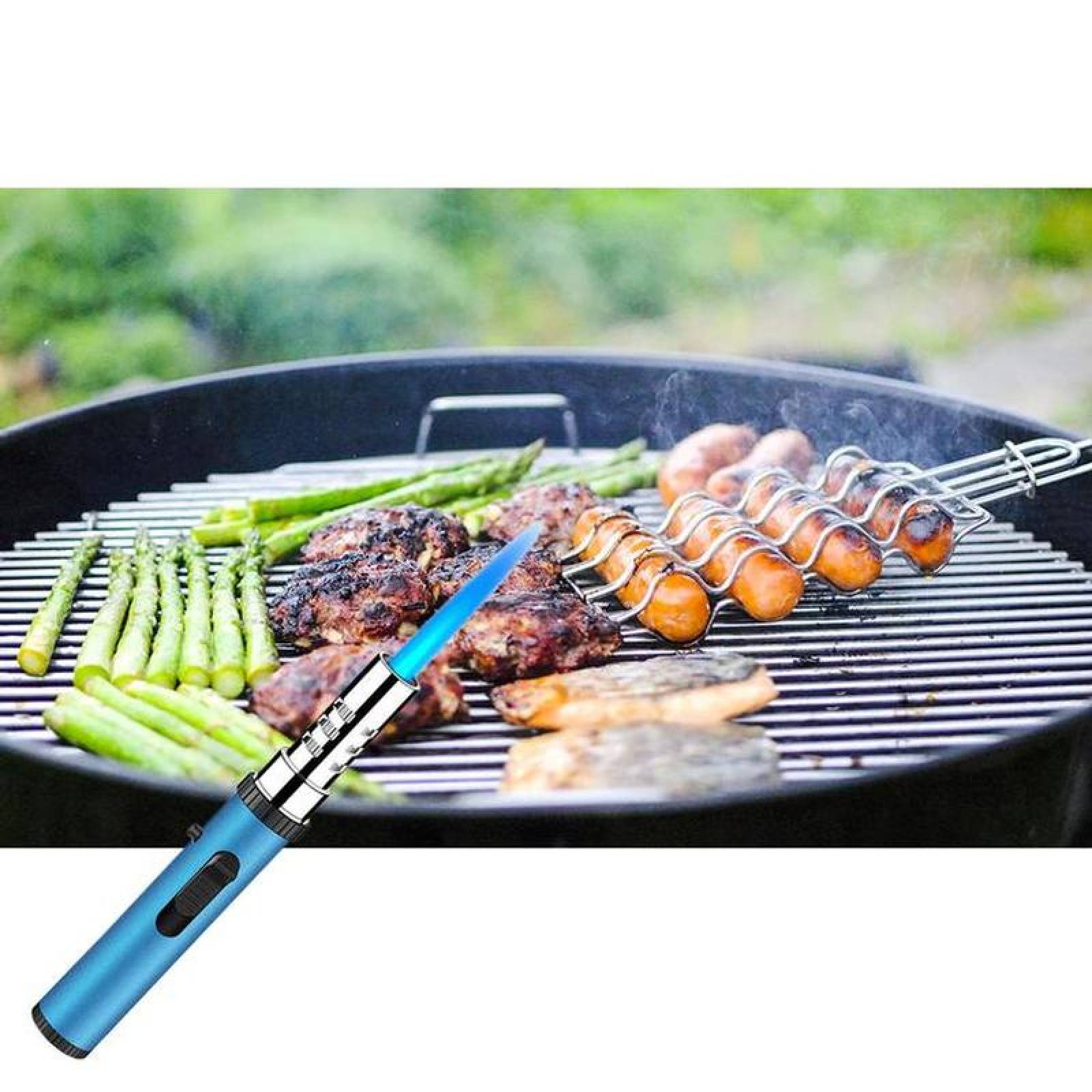 Encendedor para Rellenar MXULB-005-6 5 Pzas Azul Recargable Metal Gas Butano, UltraTorchBlue
