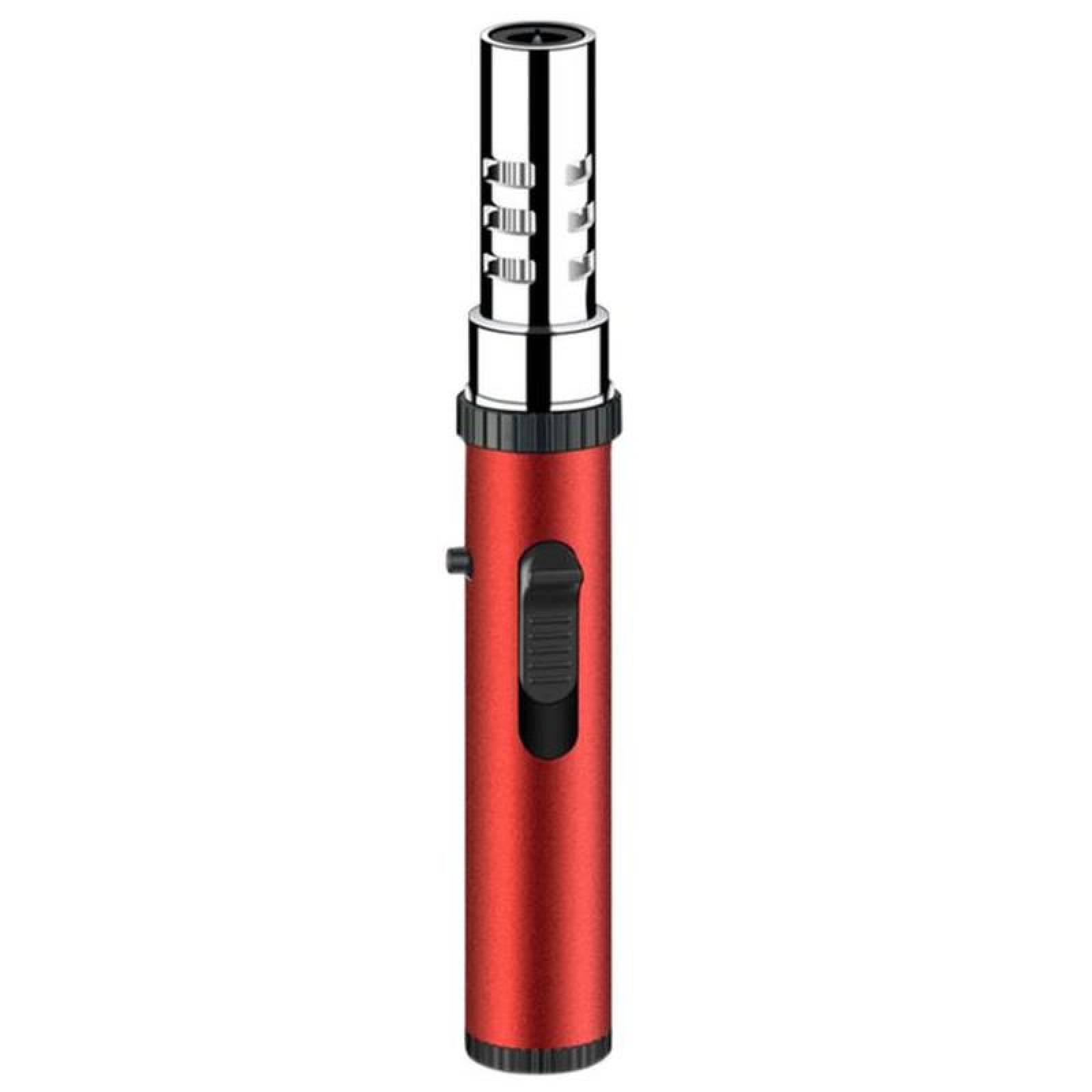 Encendedor de Gas Butano a Mayoreo MXURC-001-5 1 Pza Rojo Recargable Metal Gas Butano, UltraTorchRed