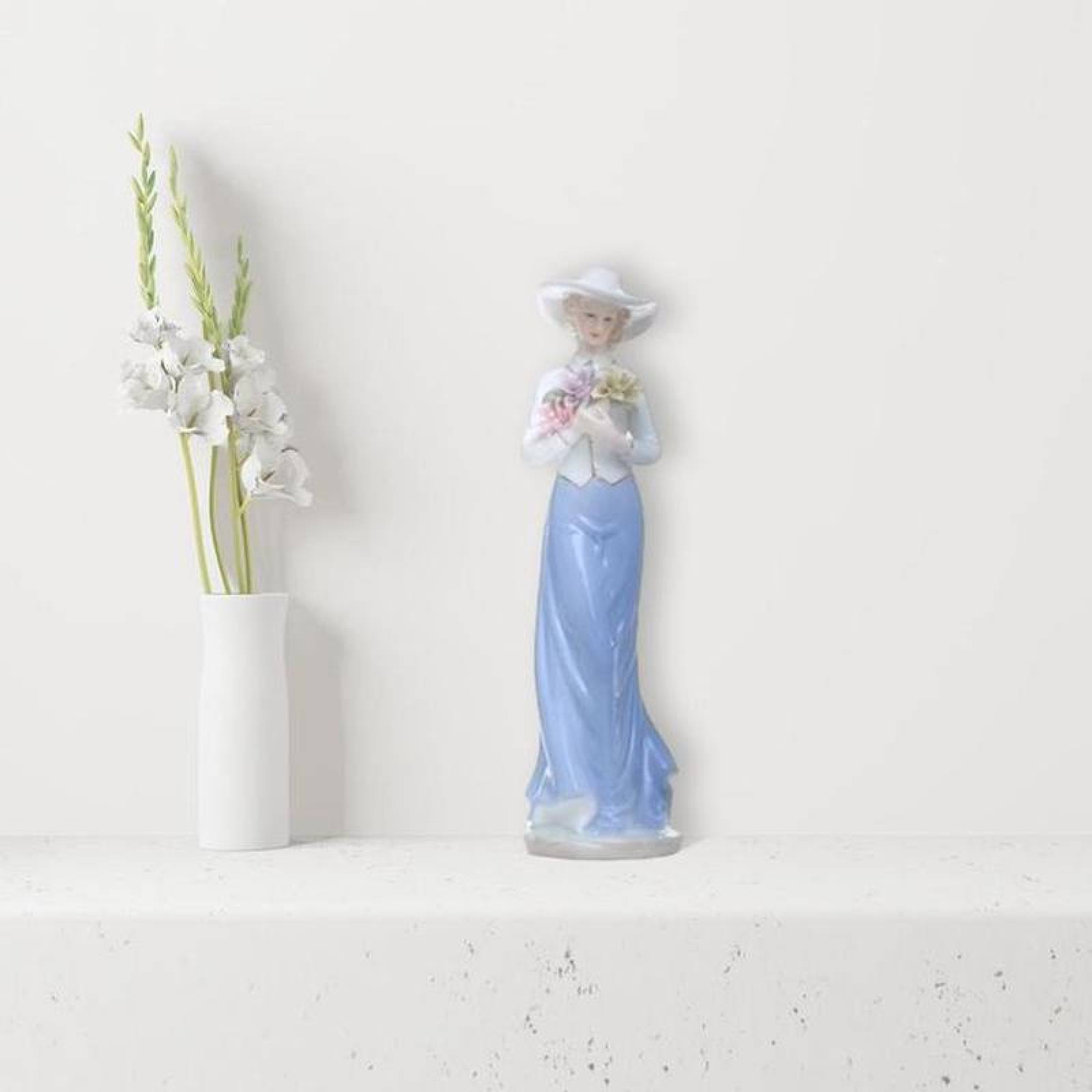 Cerámica de mujer artesana MXMVG-001-5 1pza 12x30x12cm Frente x Alto x Fondo Porcelana Artesanal MadameMoreau