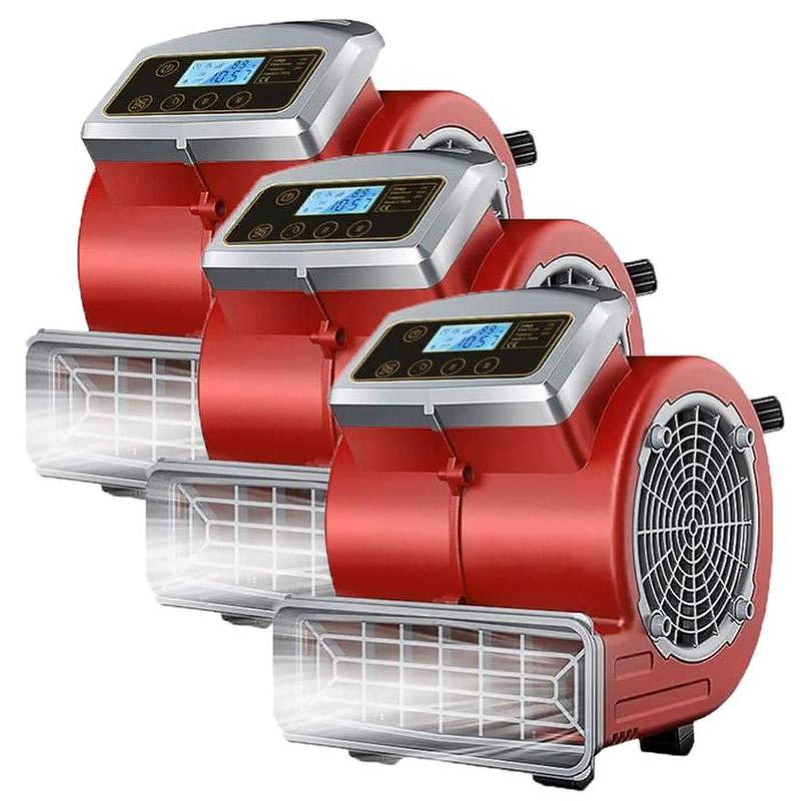 Ventilador pequeño rápido MXBWM-003-3 3Pzas 1529m3hr 900CFM 110V1F60Hz 3 Velocidades Plástico Multiposición, MightyBlow