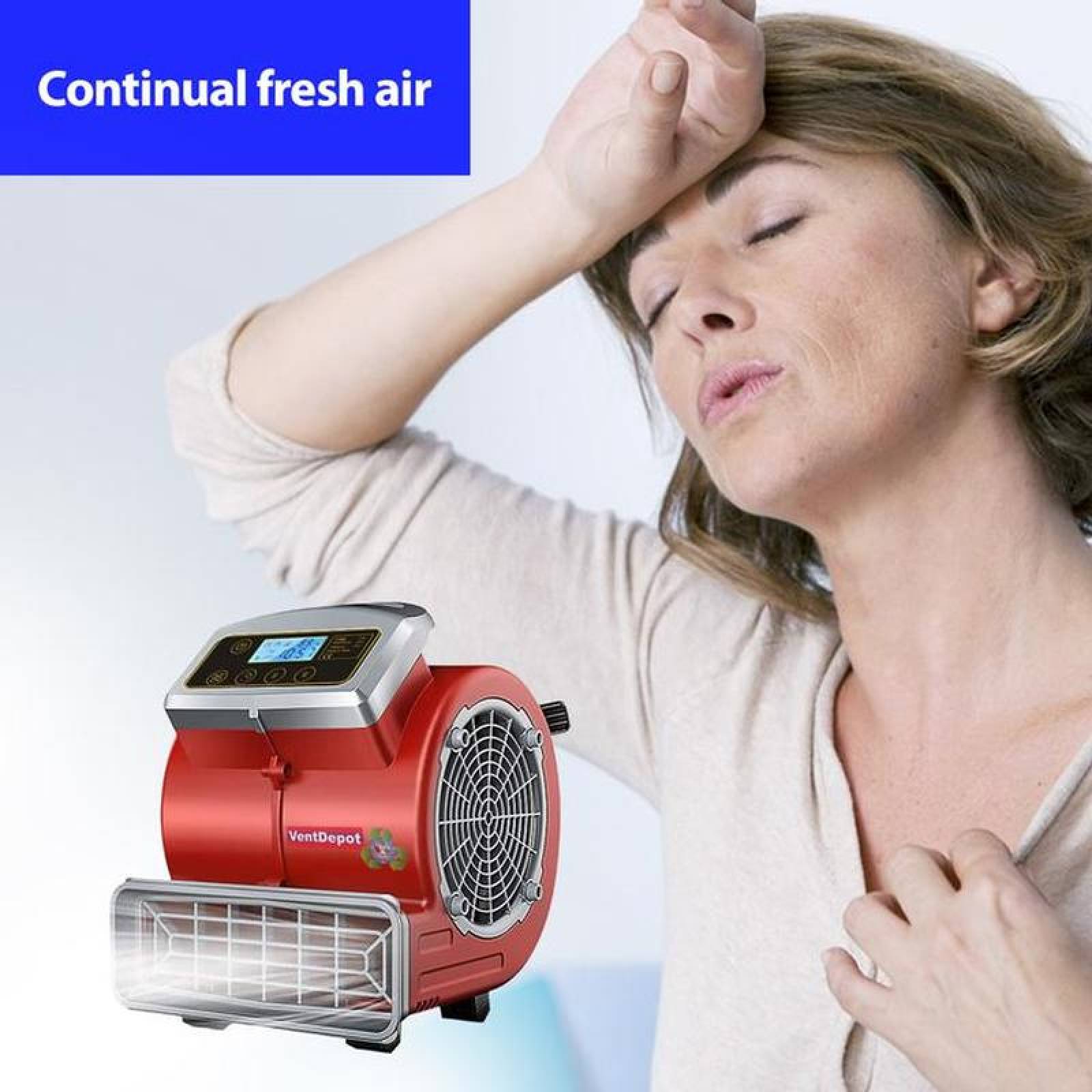 Ventilador pequeño rápido MXBWM-003-3 3Pzas 1529m3hr 900CFM 110V1F60Hz 3 Velocidades Plástico Multiposición, MightyBlow