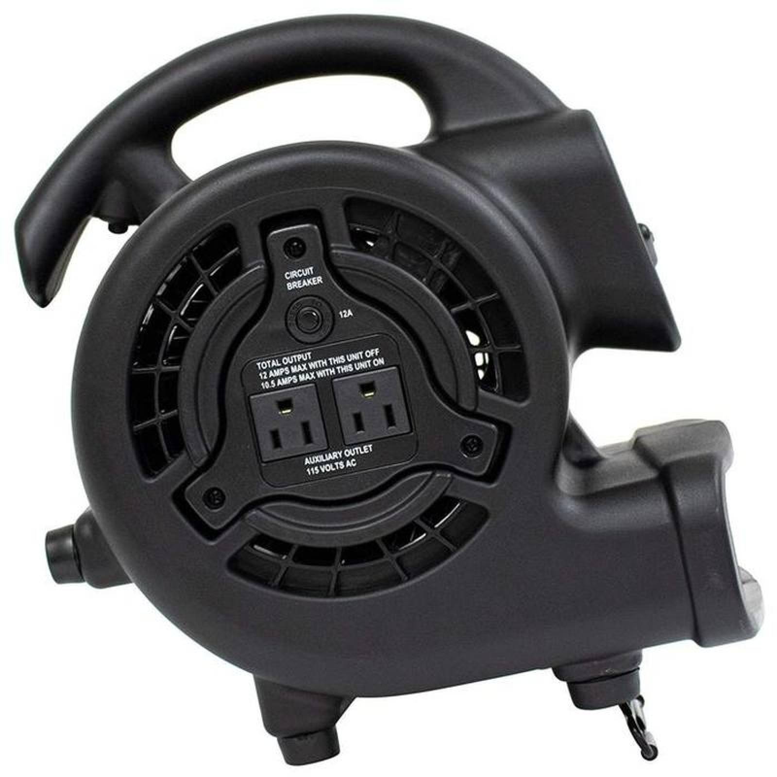 Soplador portátil de tamaño pequeño MXFLB-002-1 2Pzas 849m3hr 600CFM 110V1F60Hz 3 Velocidades Plástico Multiposición, XPow
