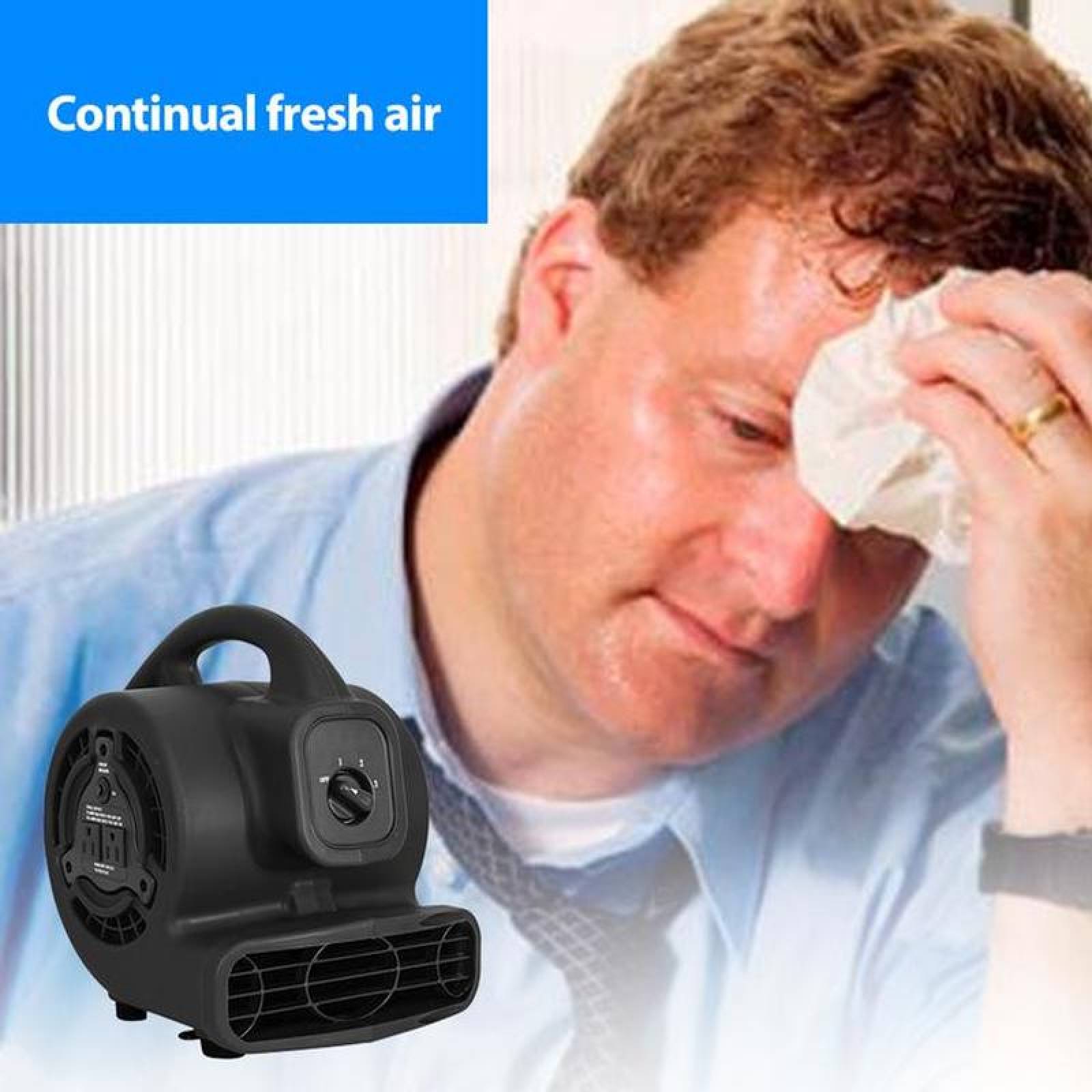 Soplador portátil de tamaño pequeño MXFLB-002-1 2Pzas 849m3hr 600CFM 110V1F60Hz 3 Velocidades Plástico Multiposición, XPow