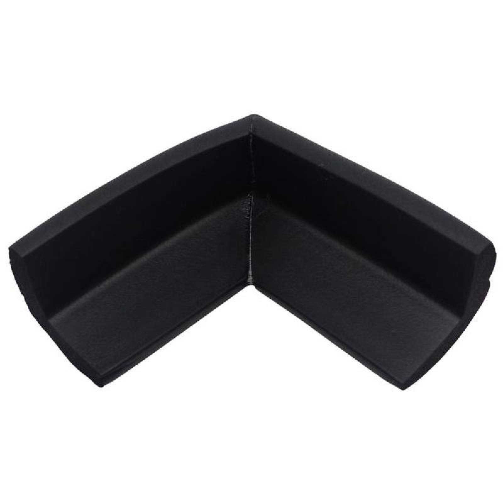 Protector de filos muebles MXBCC-005-2 5pzas 6x6x2,5cm Negro Tipo L Protector Espuma suave ProtekBlack