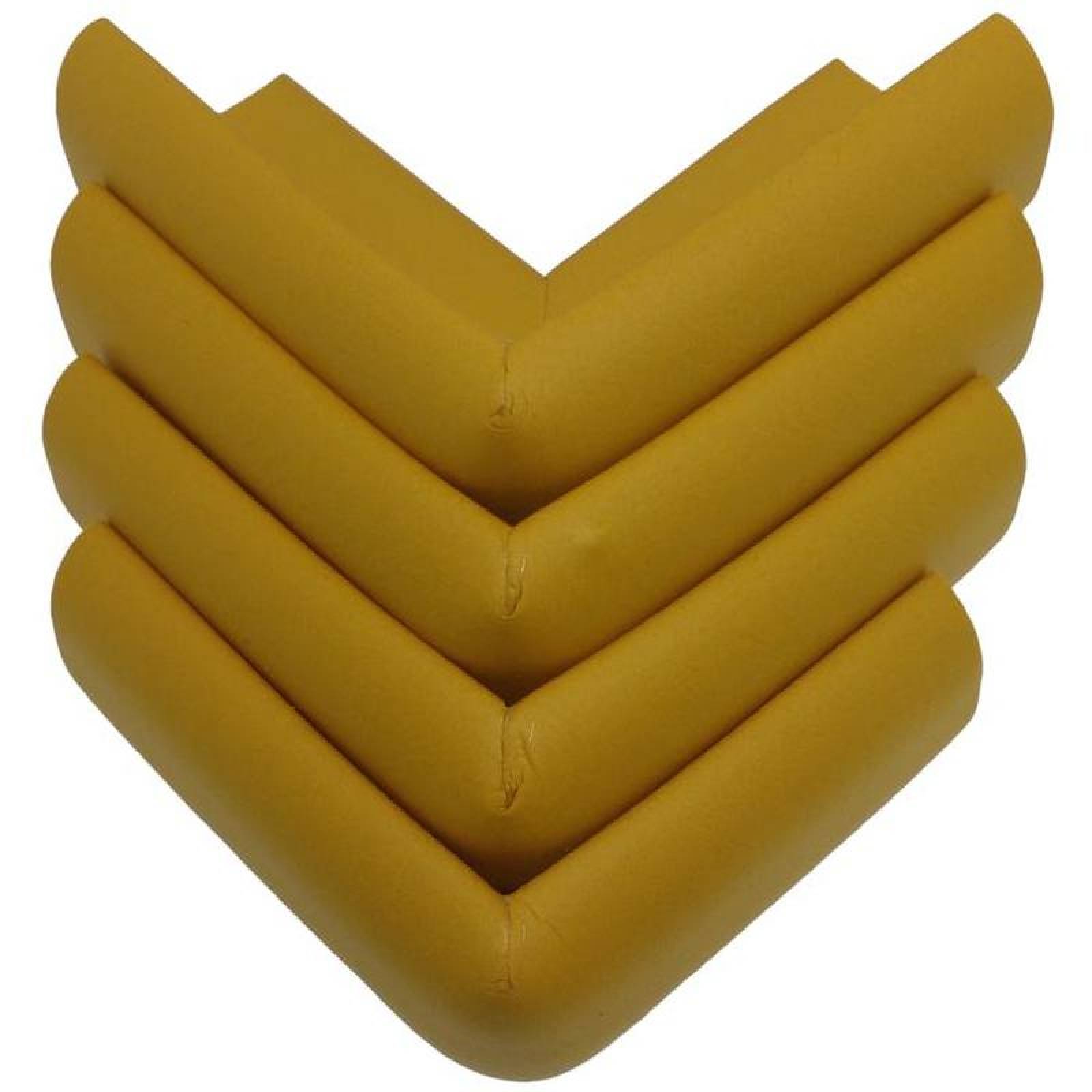 Protector de filos muebles MXBRC-004-5 4pzas 6x6x2,5cm Café Tipo L Protector Espuma Suave ProtekBrown