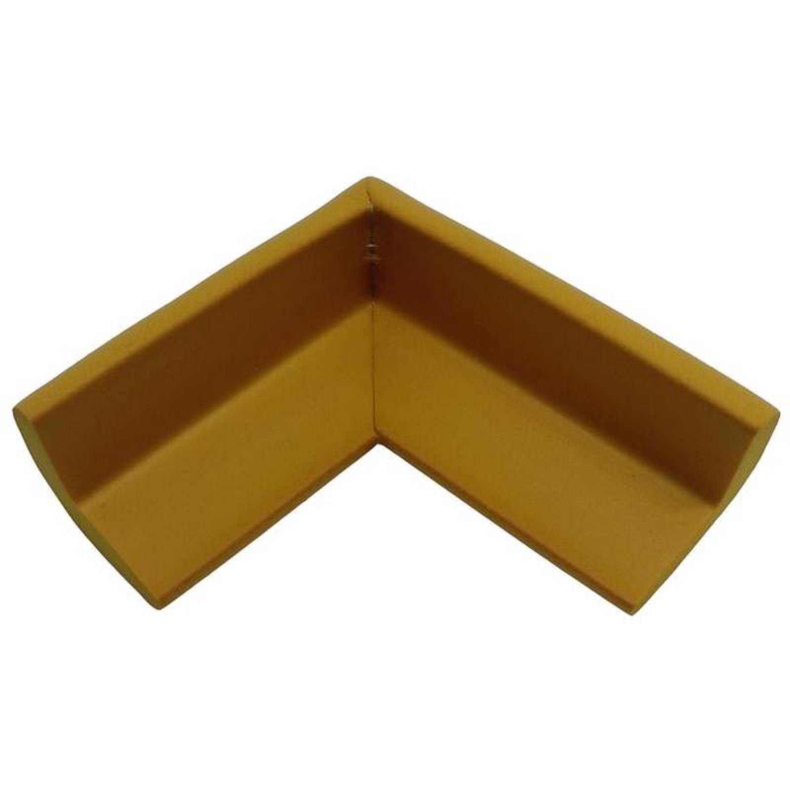 Protector de filos muebles MXBRC-004-5 4pzas 6x6x2,5cm Café Tipo L Protector Espuma Suave ProtekBrown