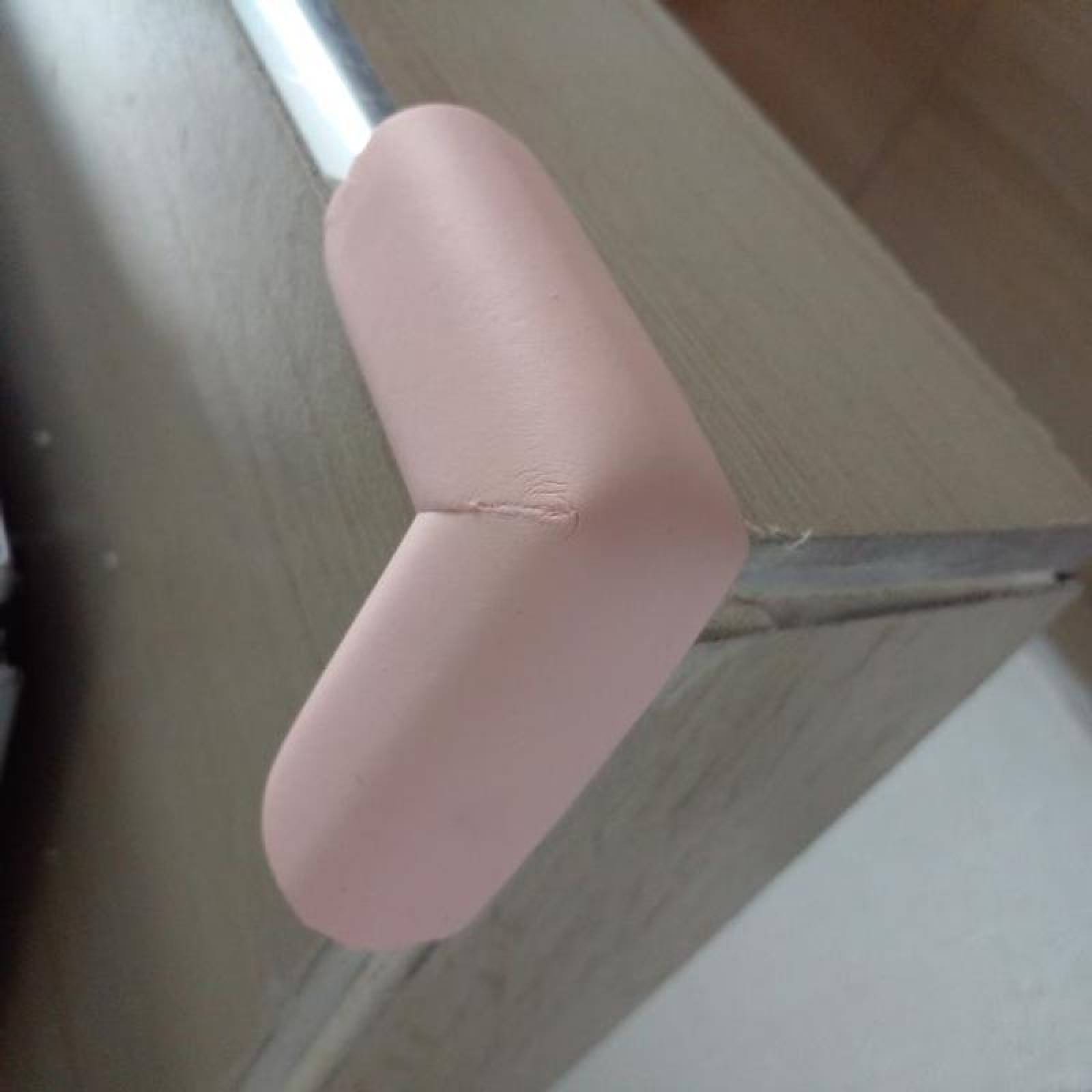 Espuma protección filos MXCGR-005-2 5pzas 6x6x2,5cm Rosa Tipo L Protector Espuma Suave ProtekPink