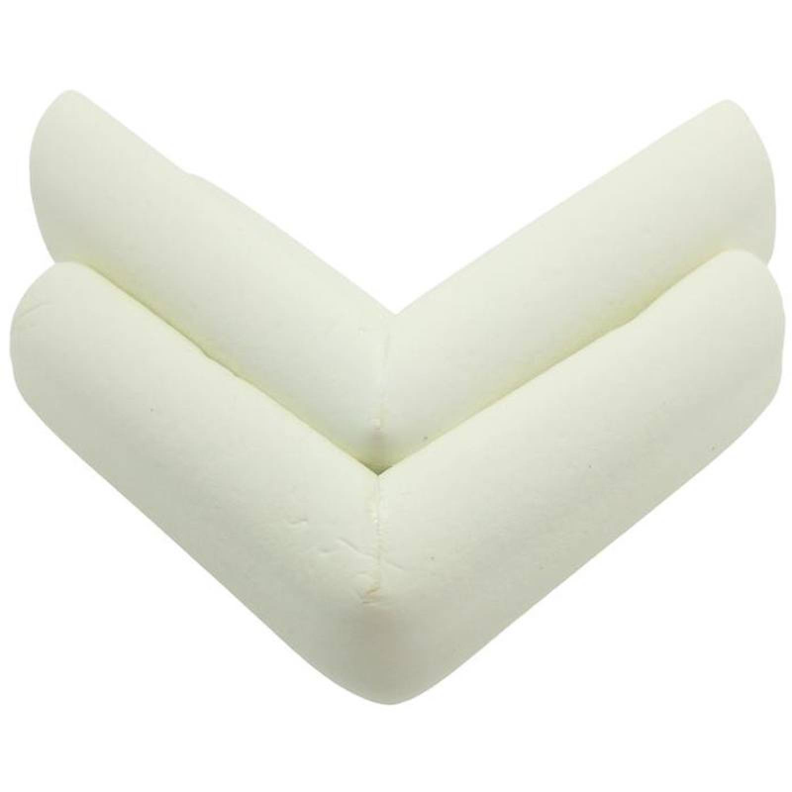 Cojines seguridad muebles MXCWT-002-3 2pzas 6x6x2,5cm Blanco Tipo L Protector Espuma Suave ProtekWhite