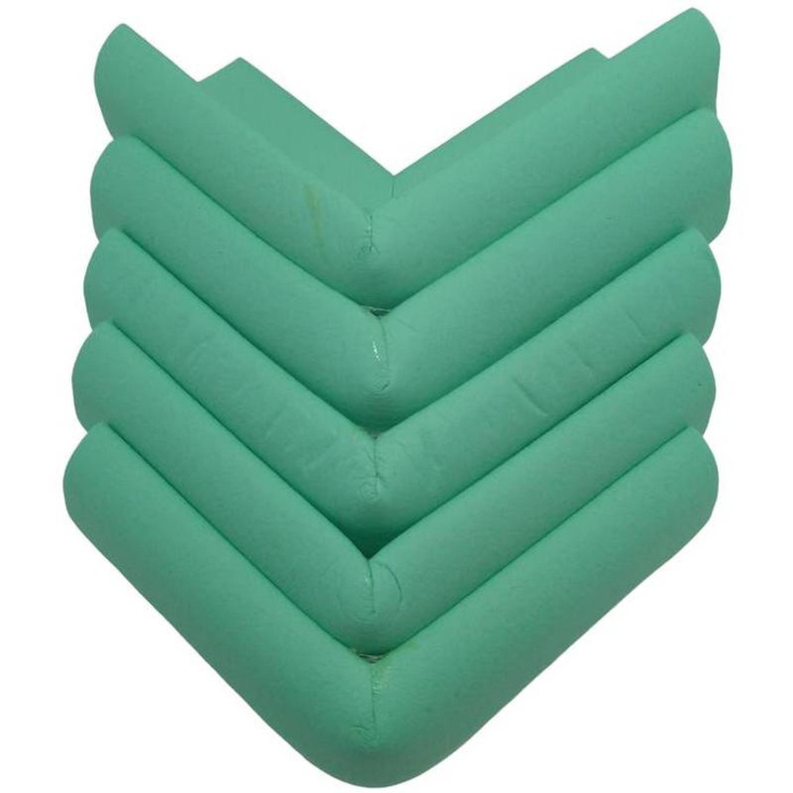 Esponja cubre esquinas MXGCN-005-2 5pzas 6x6x2,5cm Turquesa Tipo L Protector Espuma Suave ProtekAqua
