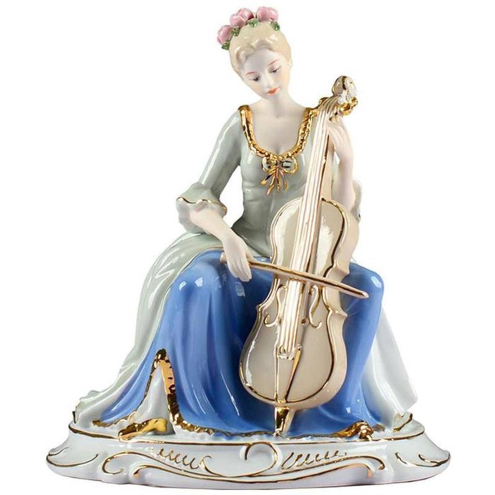 Dama porcelana fina MXMMU-001-6 1 Pza 20x23x20cm Frente x Alto x Fondo Porcelana Artesanal MadameCaruso