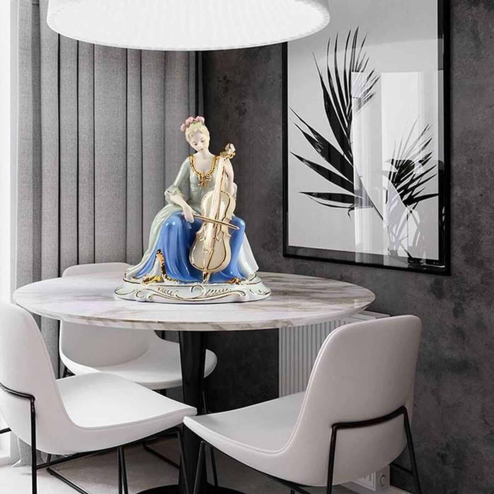 Mujer cerámica pieza MXMMU-002-10 2 Pzas 20x23x20cm Frente x Alto x Fondo Porcelana Artesanal MadameCaruso