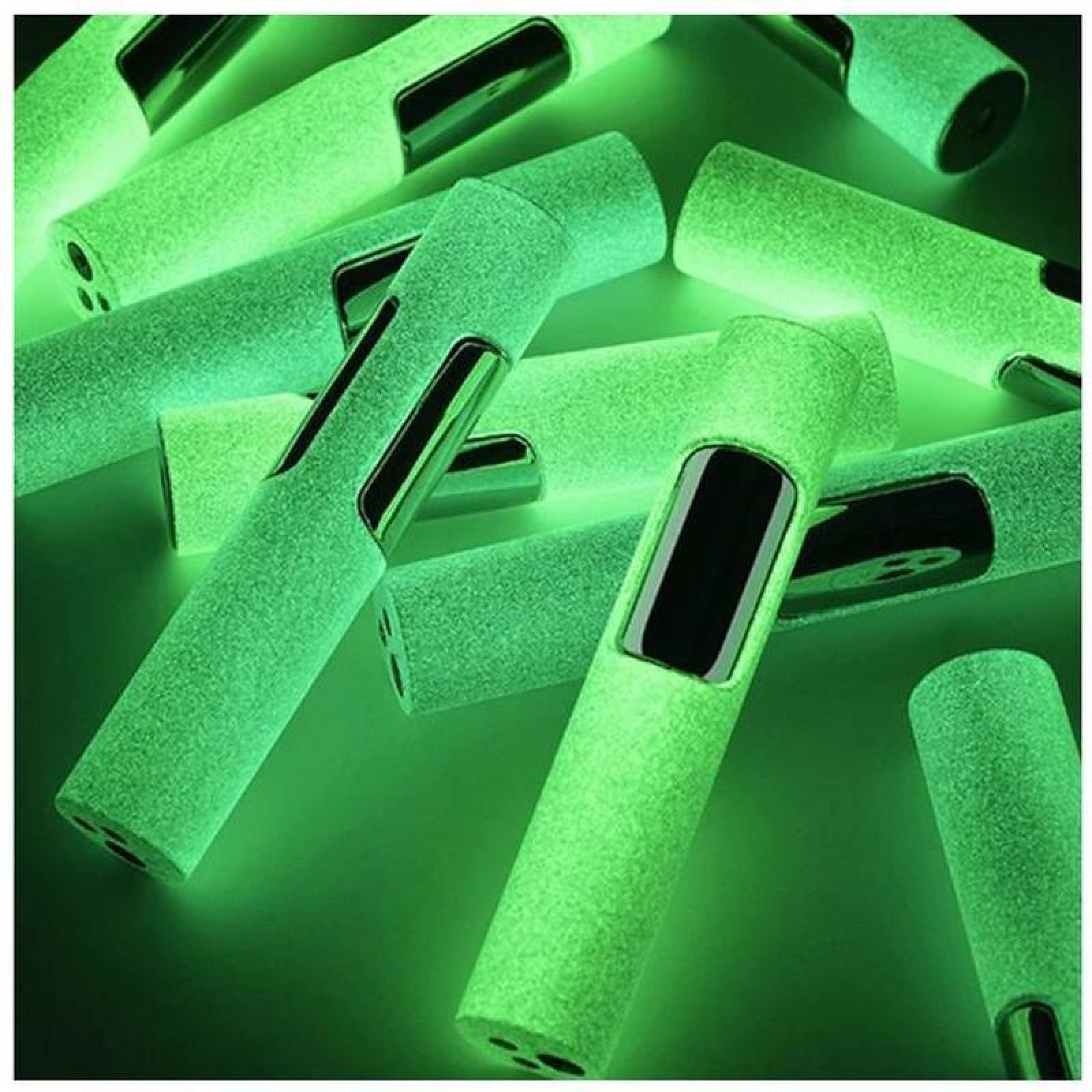 Mecheros de a Prueba de Viento MXGLW-004-5 4 Pzas Blanco Luminoso Recargable Metal Gas Butano, GlowTorch