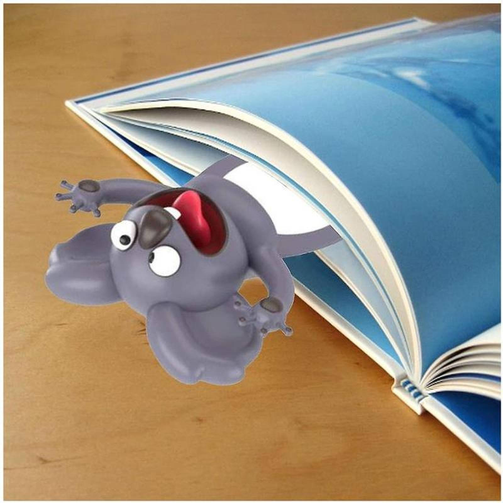 Marcapáginas Bonitos MXKOA-003-6 3Pzas Koala Longitud 7,8cm PVC Gris, CartoonMarkKoala