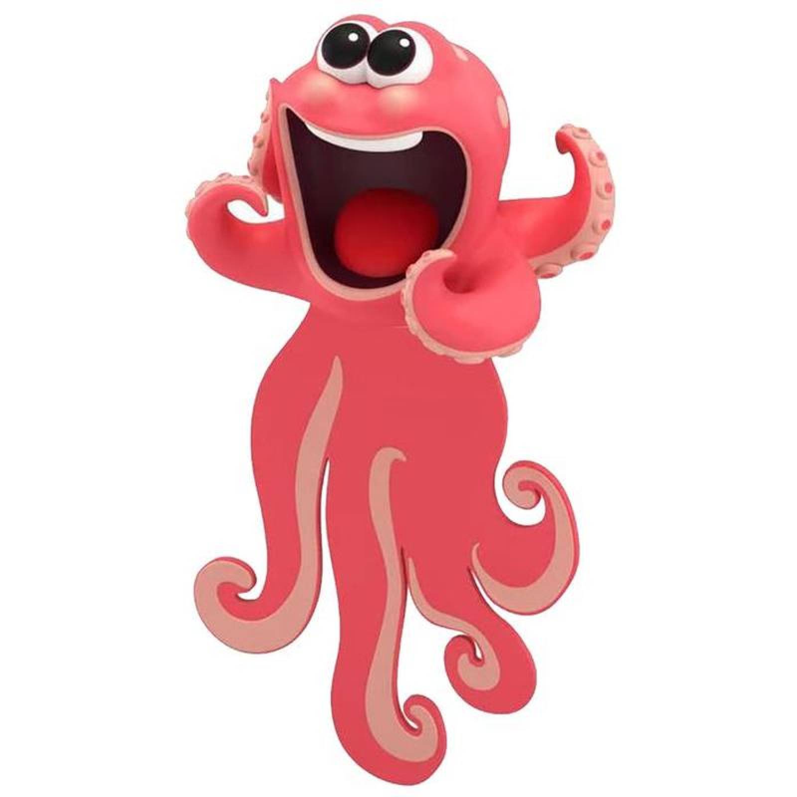 Marcapáginas de Cartoon MXOCP-001-8 1Pza Pulpo Longitud 9,2cm PVC Rojo, CartoonMarkOctopus