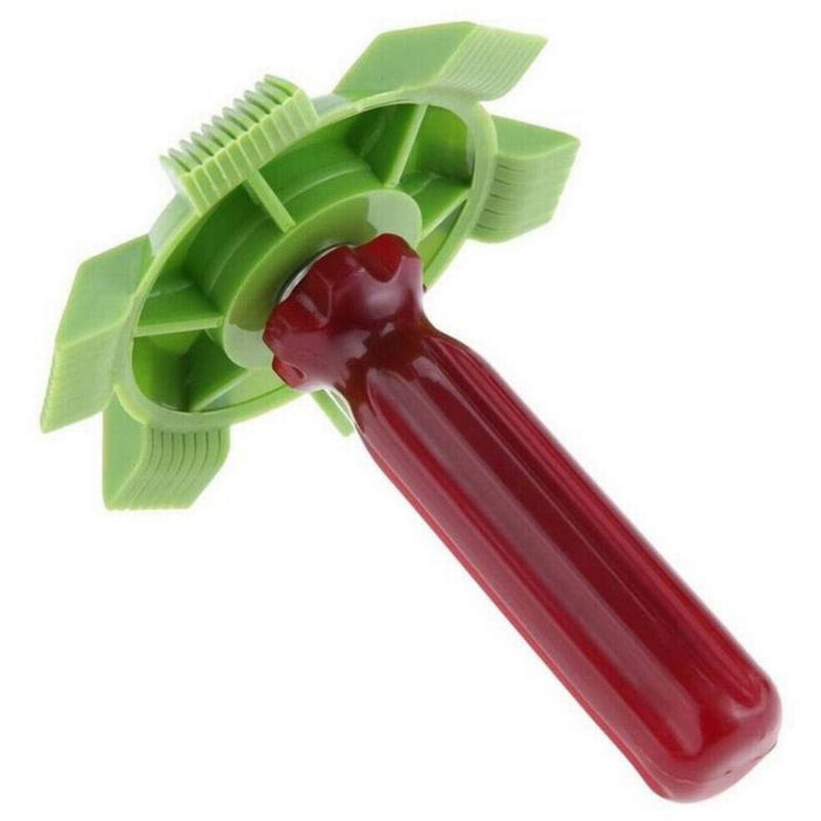 Enderezador de Aletas MXFIA-001-3 1 pza 81mm Diámetro 98mm 6 Peines Plástico Verde y Rojo FixAC