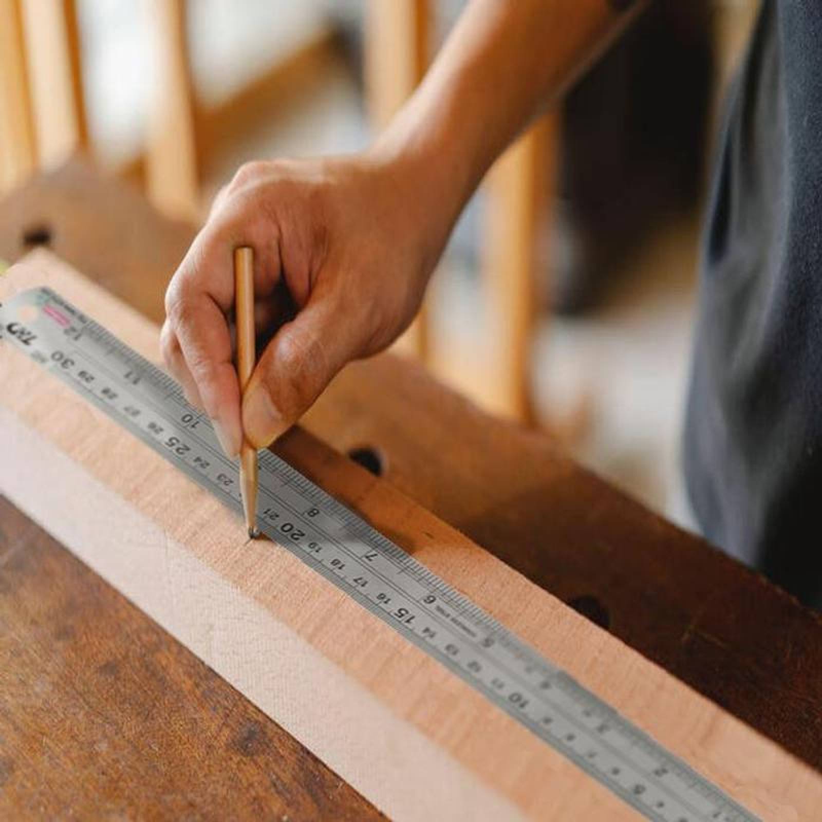 Reglas Industriales MXRPE-001-1 1 Pza 30cm Acero Inoxidable Gris, RulexPro30