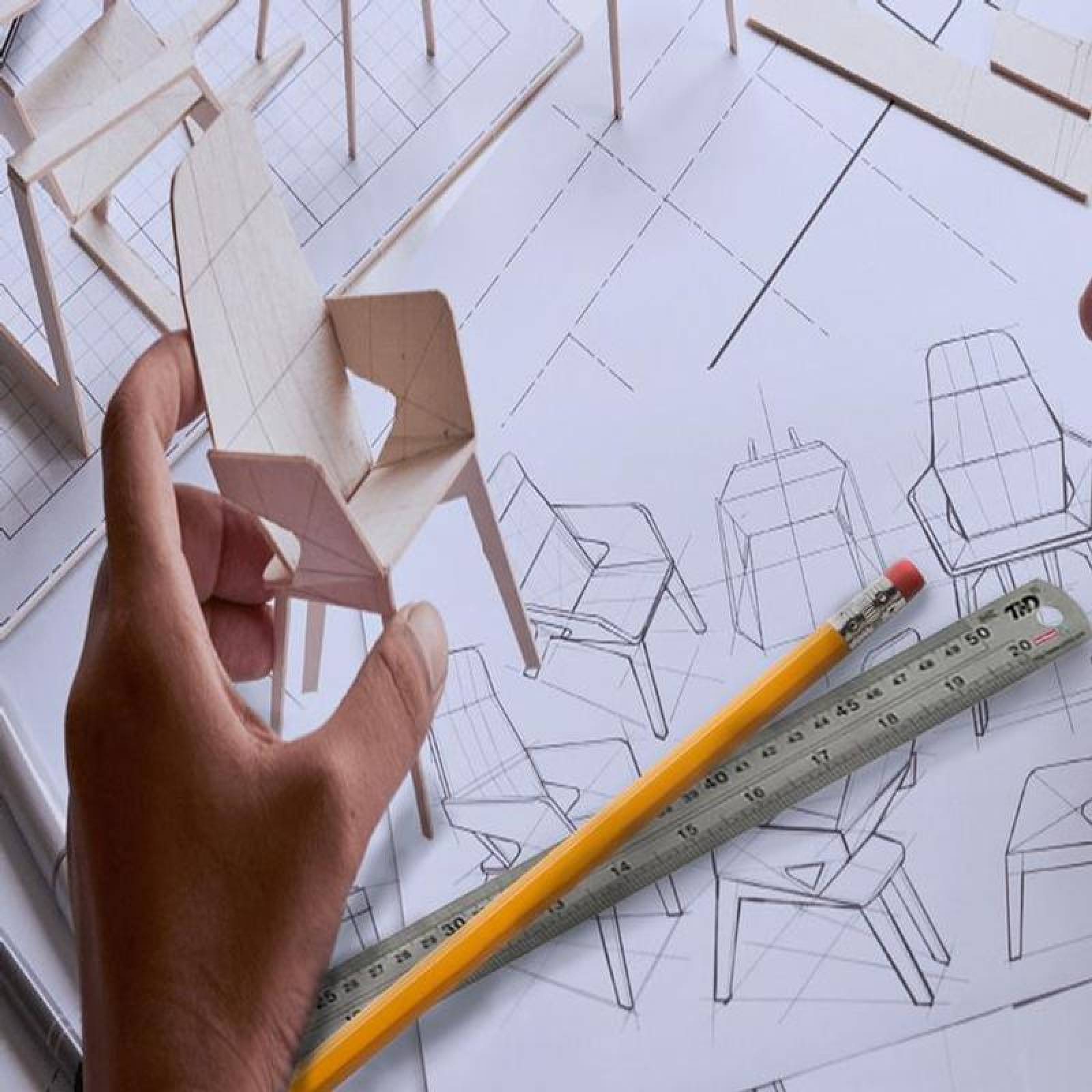 Reglas para dibujo MXULO-004-3 4 Pzs 50cm Acero Inoxidable Gris, RulexPro50