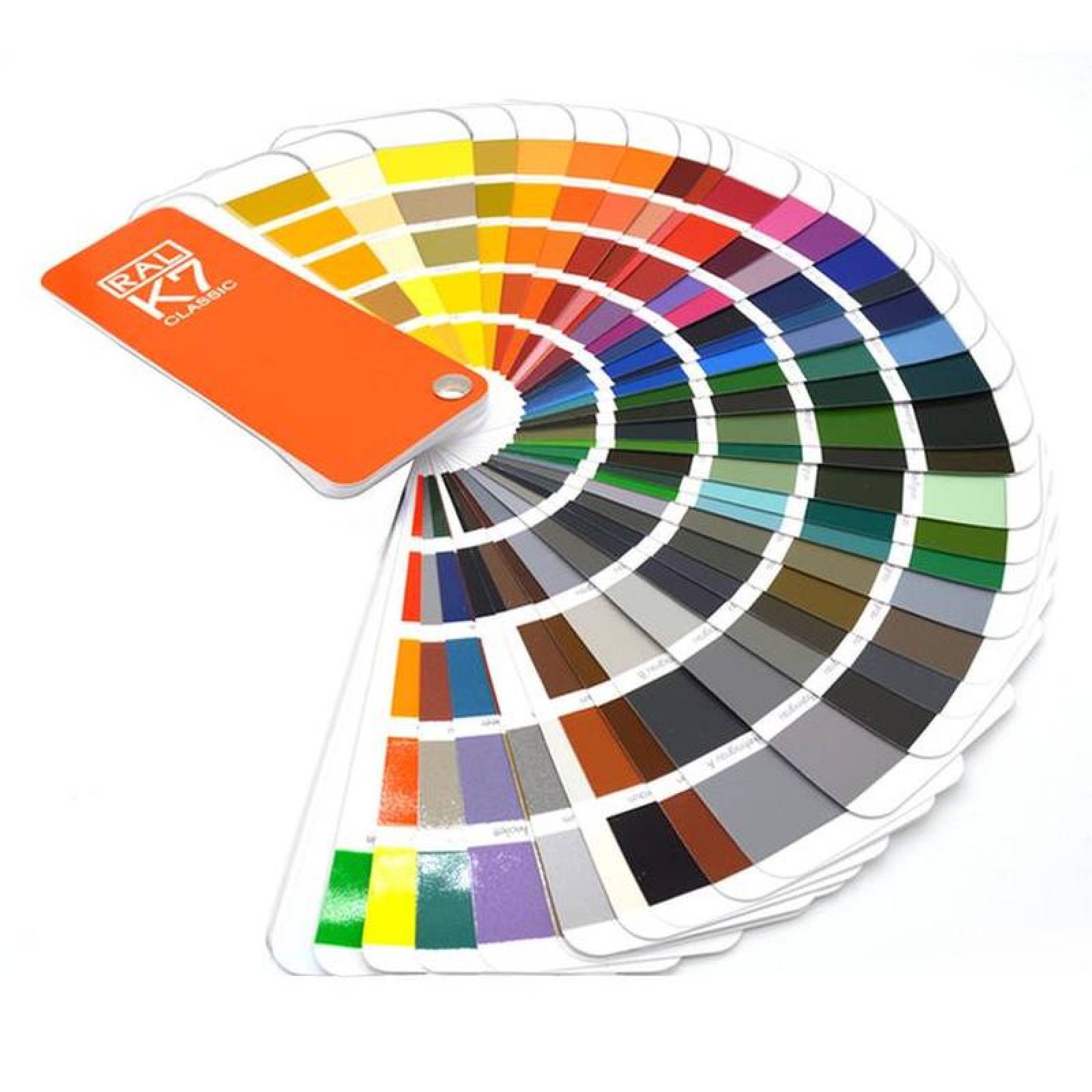 Paleta de Colores RAL MXRAL-001-9 1 Pza 216 Colores 9 Familia de Colores Abanico Papel Con Código RAL, RAL Colors
