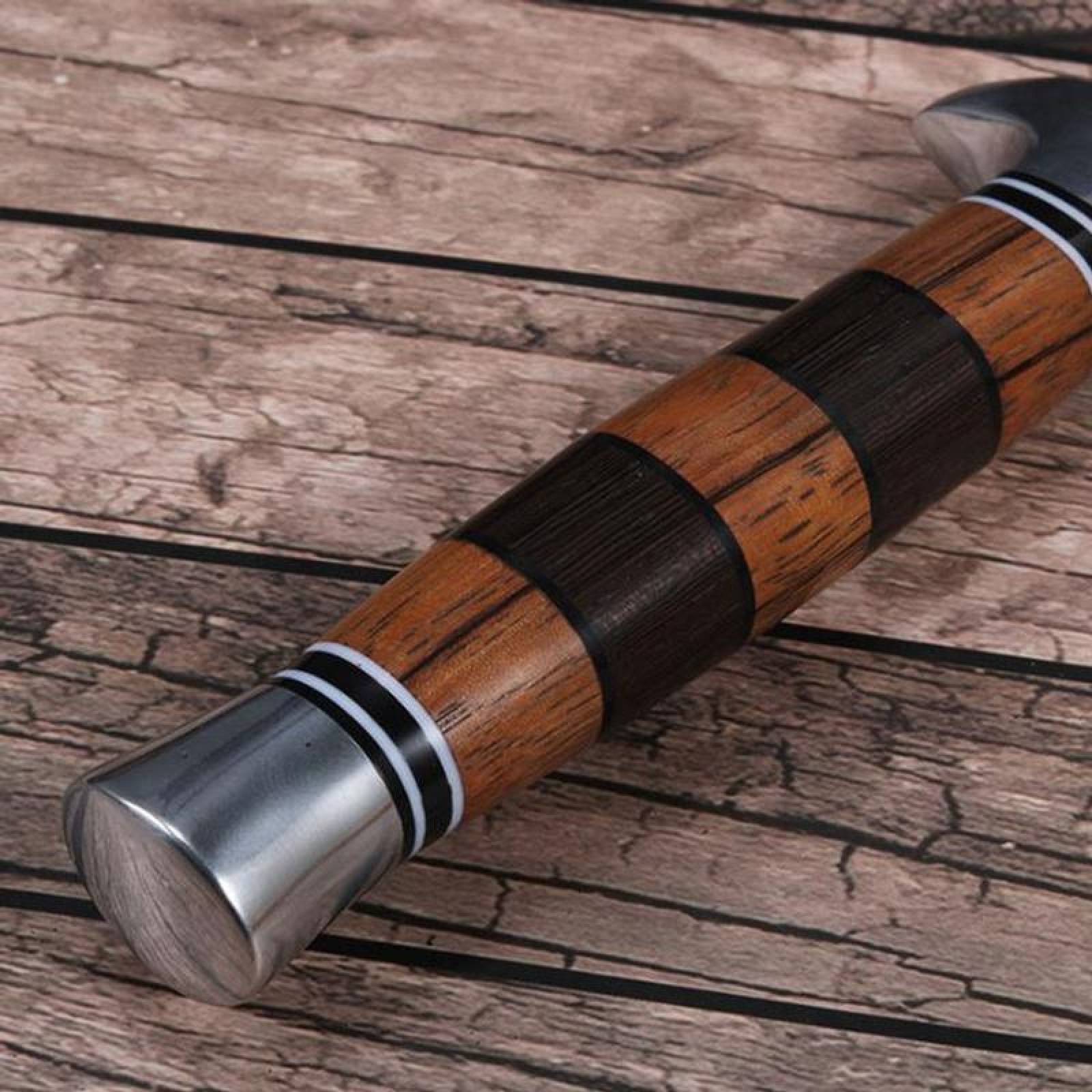 Cuchillos de corte fino MXTAH-001-8 1 Pza 25cm Acero Inoxidable Cuchillo para Carne Mango de Palo de Rosa, CheetahBlade
