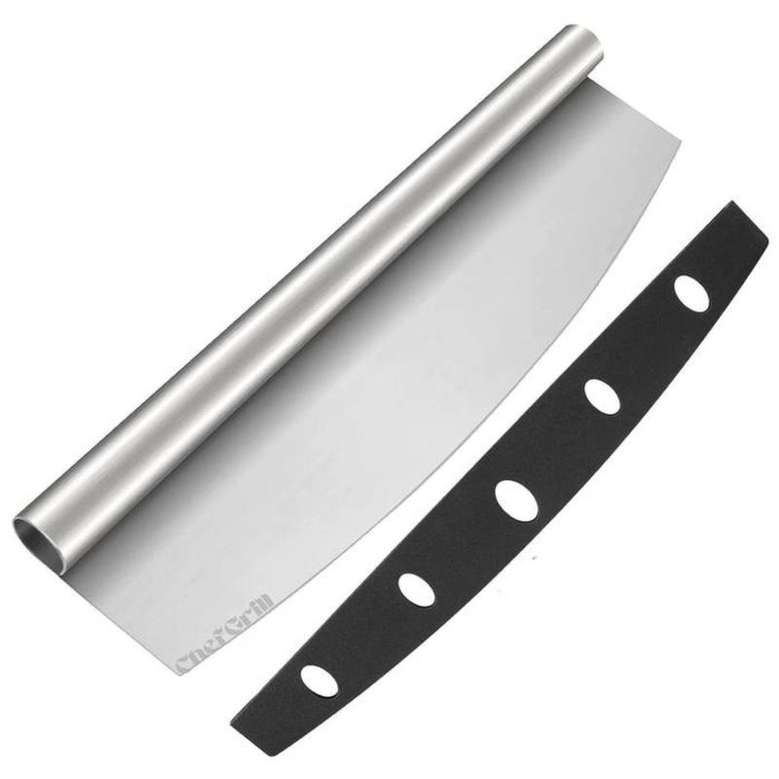Utensilios de Cocina MXZNX-001-22 1 Pza 30cm Acero Inoxidable Cortador, PizzaNox