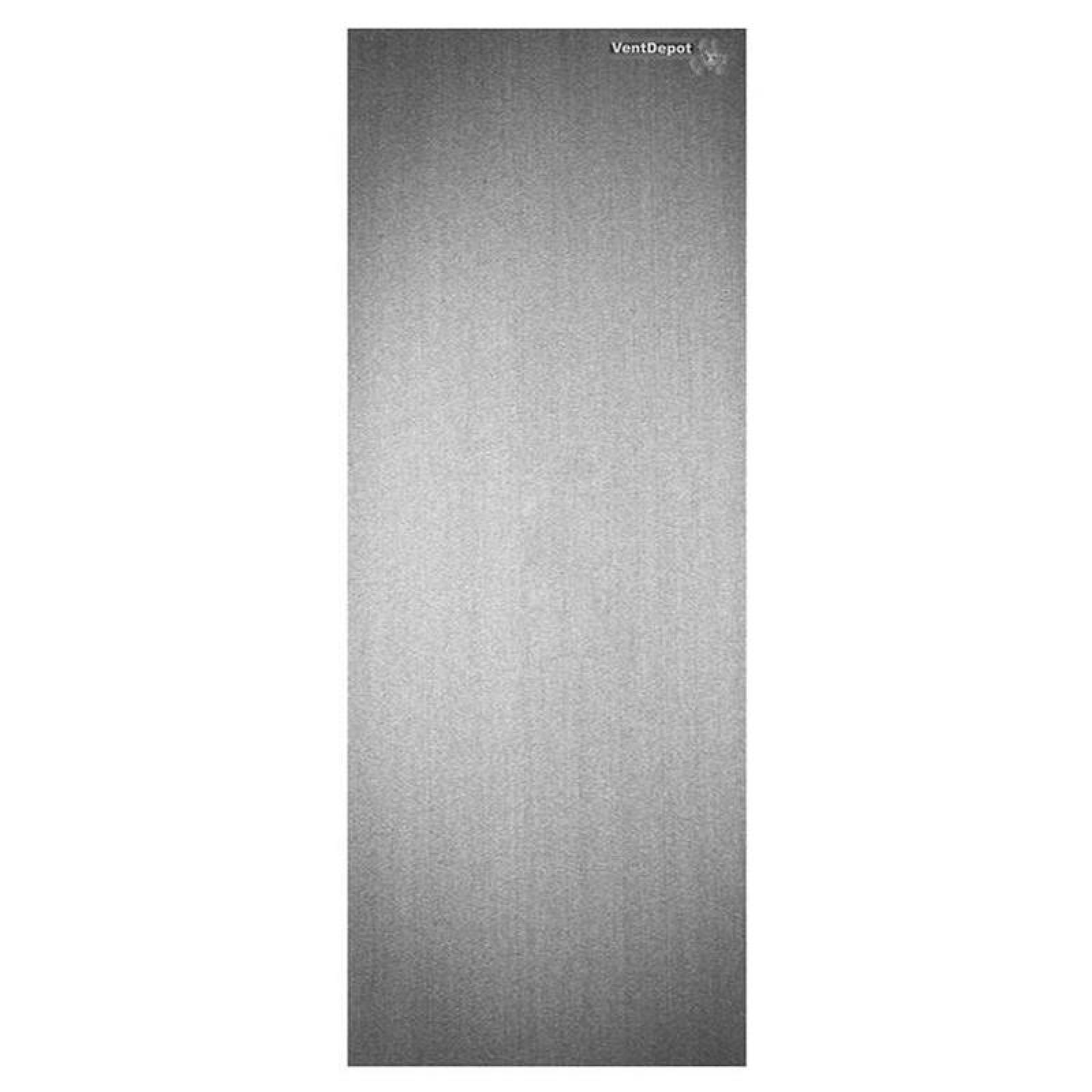 Placa para Puerta de Acero Inox MXDSN-009 16x8pulg, C,22 Acero inoxidable, DoorPushNox