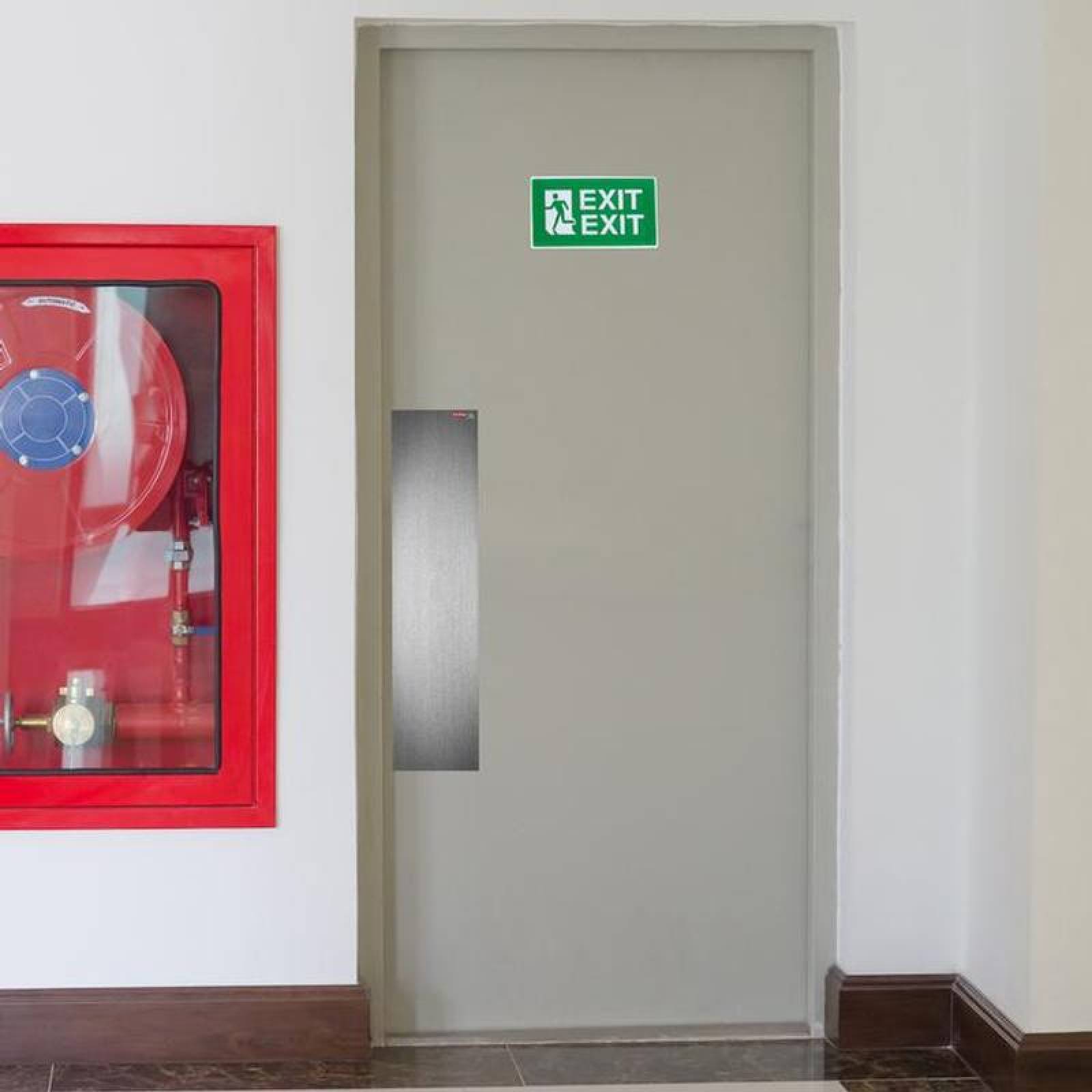 Protector de Puerta Anti Rasguños MXPSH-001 12x4pulg, C,22 Aluminio DoorPush