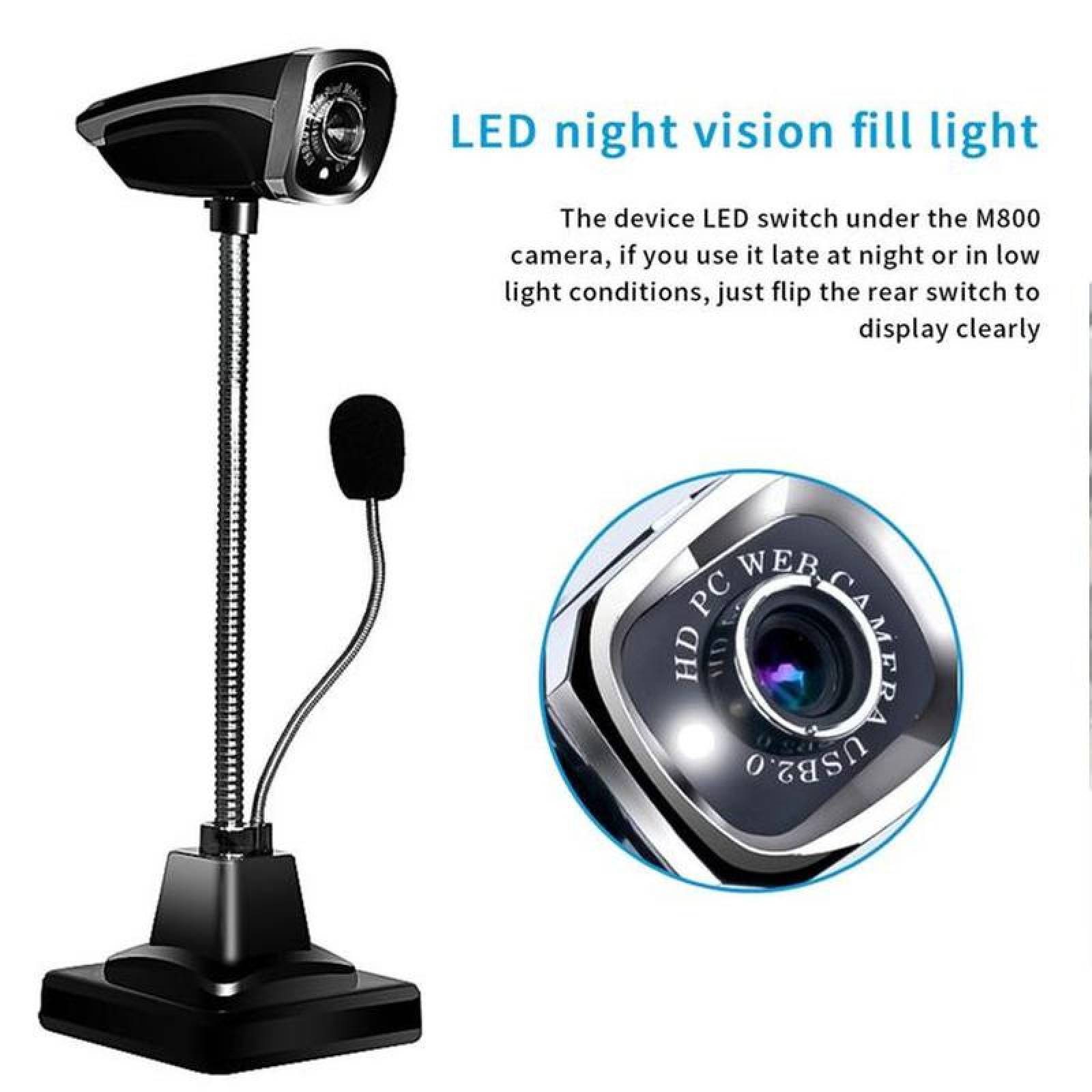 WebCam para Youtuber MXTOK-001-5 Full HD USB 30 640P Plástico y Metal Negro, TicTokCam