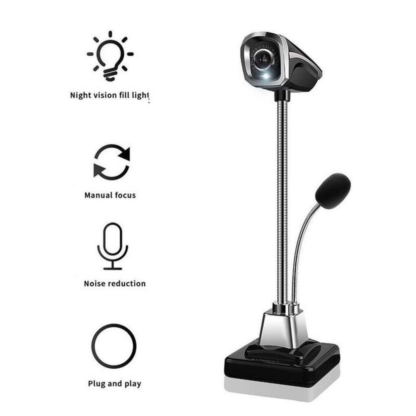 Cámara para Conferencias MXTOK-001-24 Full HD USB 30 640P Plástico y Metal Negro, TicTokCam