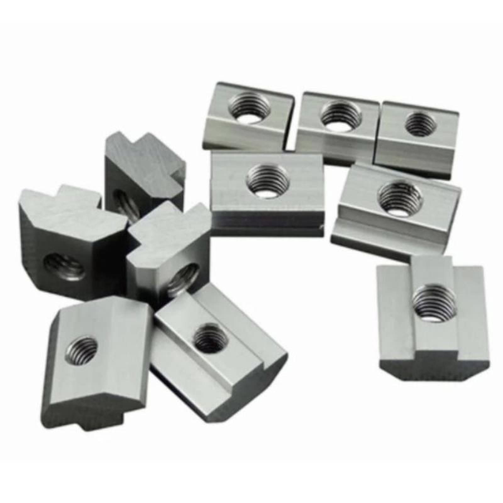 Tornillo de Acero Inoxidable MXKTP-002-2 10 Juegos para Perfil 2020 10x Esquineros 10x Tornillos M5x8mm 10x Tuercas T M5, KitCryp
