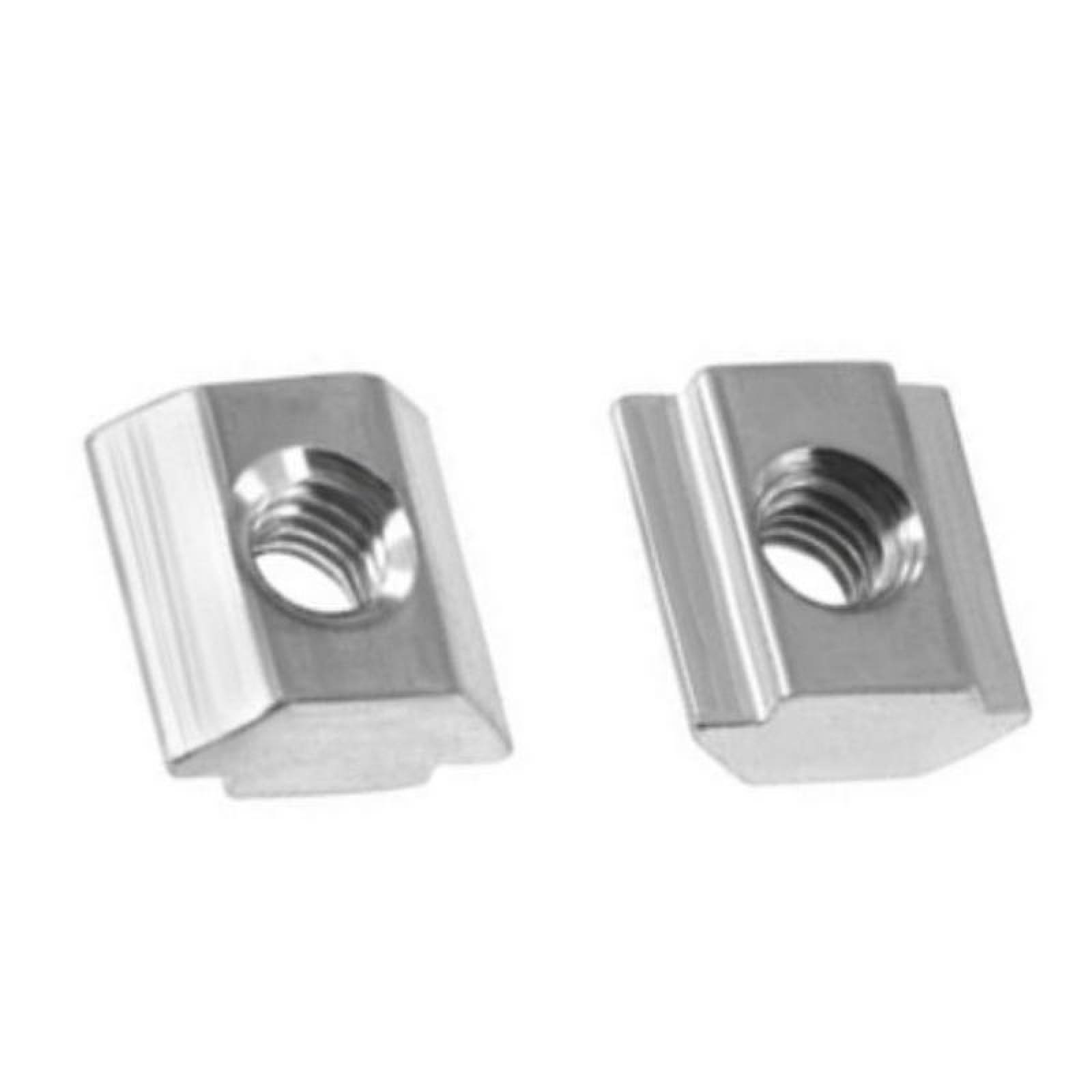 Kit de Tuercas con Ranura en T MXNUE-037 1 pza M63030 Tuerca T para Ranura T Acero de Carbono, NutSquare