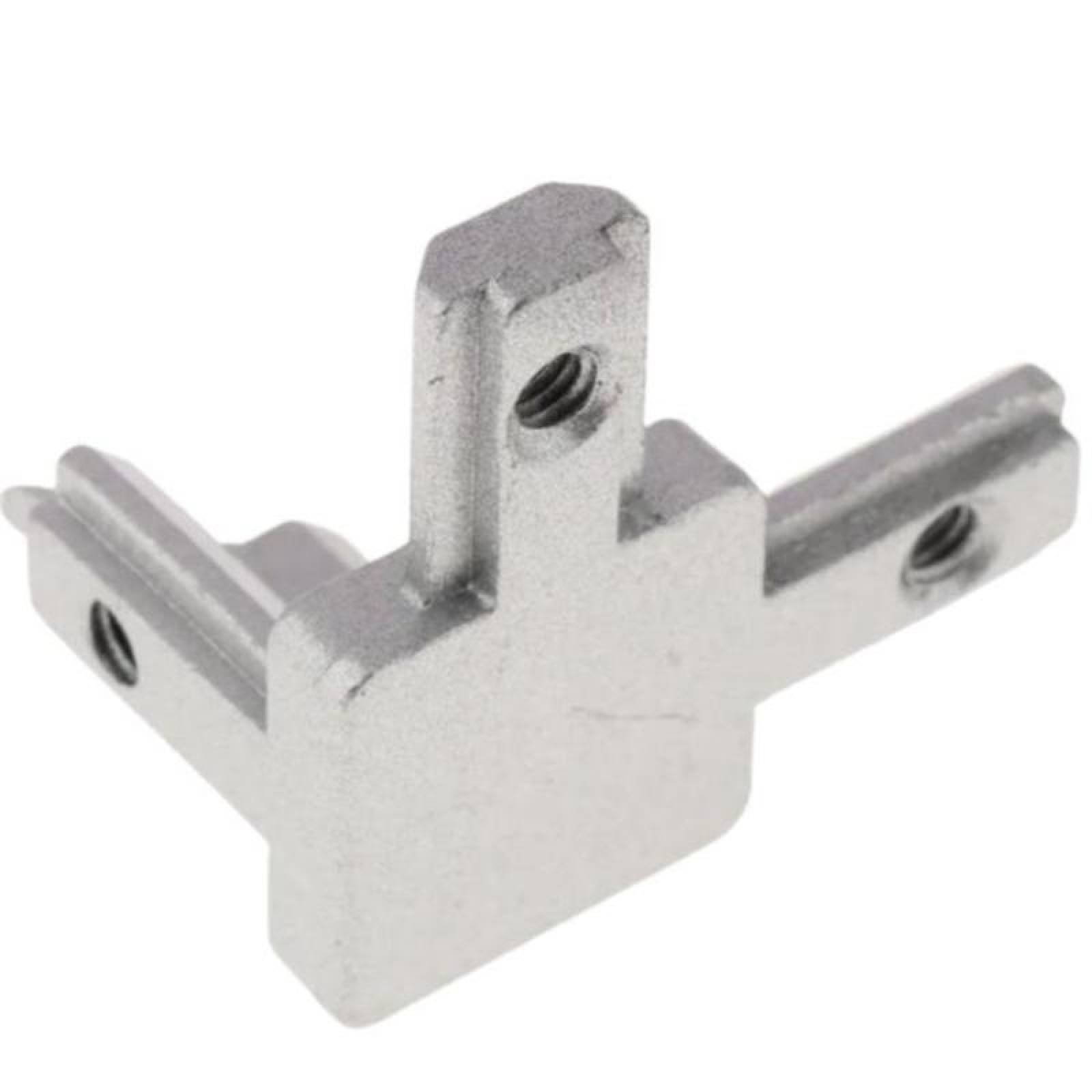 Paquete de Esquineros para Madera MXSPQ-002-1 10 pzas Perfil 2020 Entrada T 3 Vías Esquina 90 grados Aluminio, SoportEsq