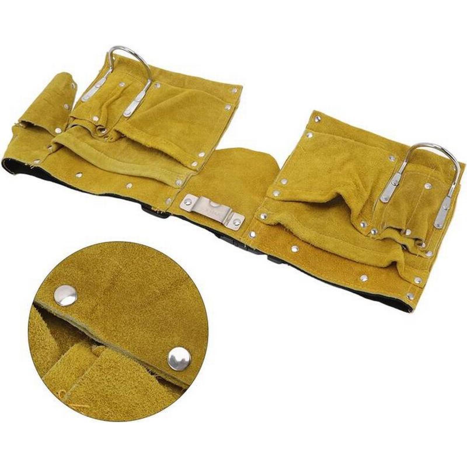 Estuche porta llaves MXONP-003-4 3 pzas 10 Bolsillos Cuero ApronPro